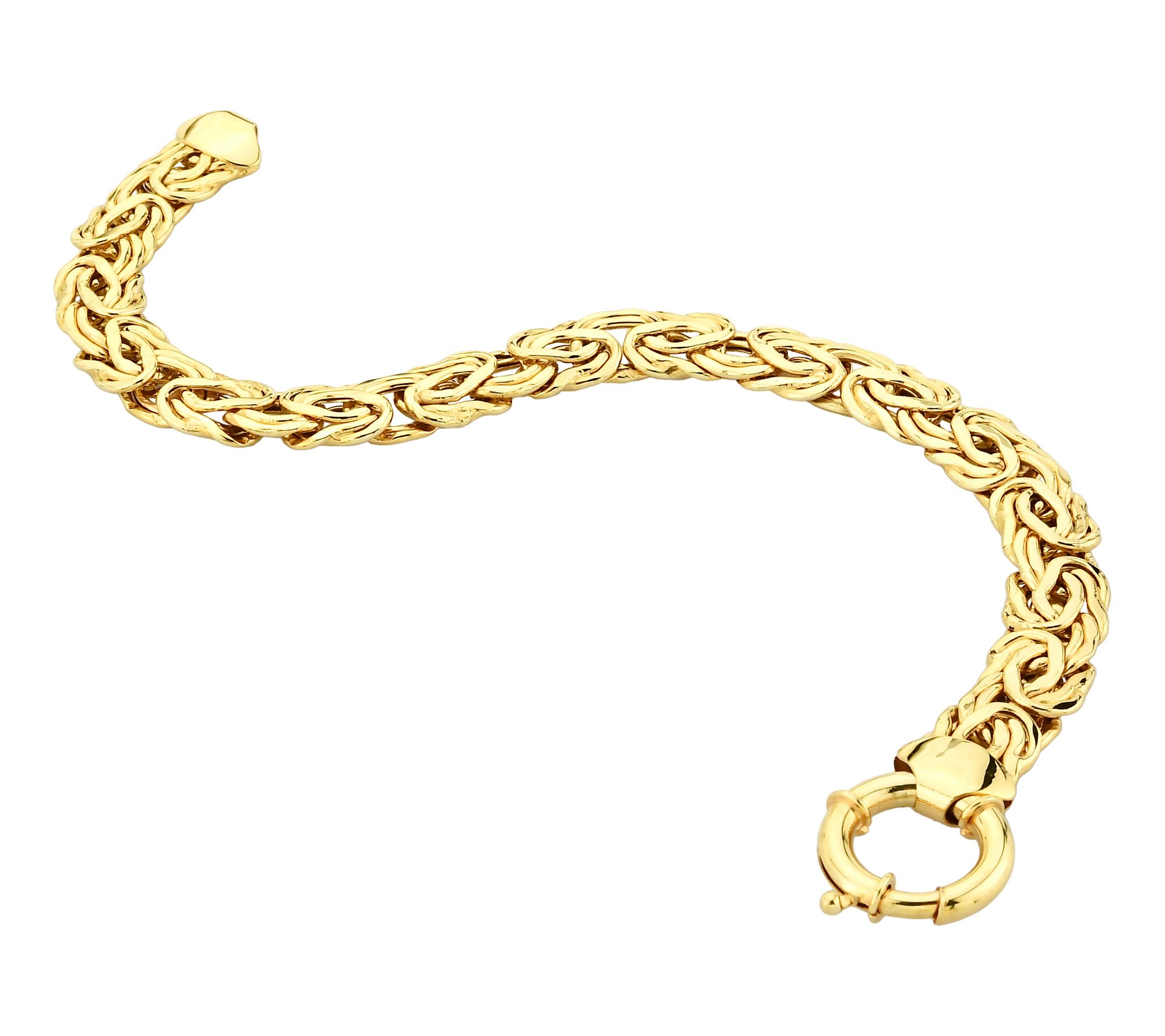 Adorna 14K Gold Bold Byzantine Bracelet