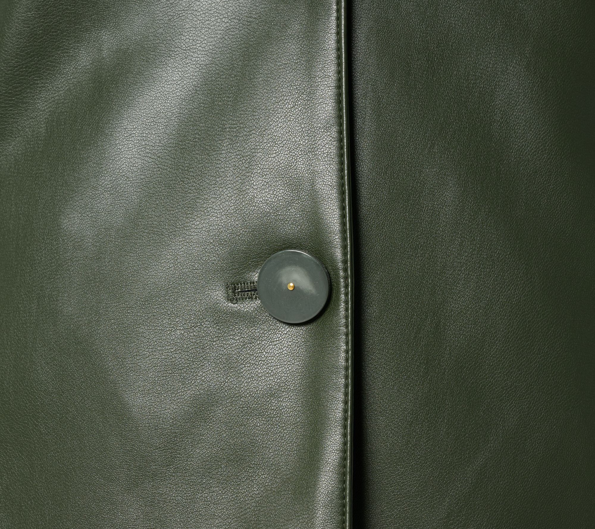 Dennis Basso Regular Luxe Faux Leather Jacket