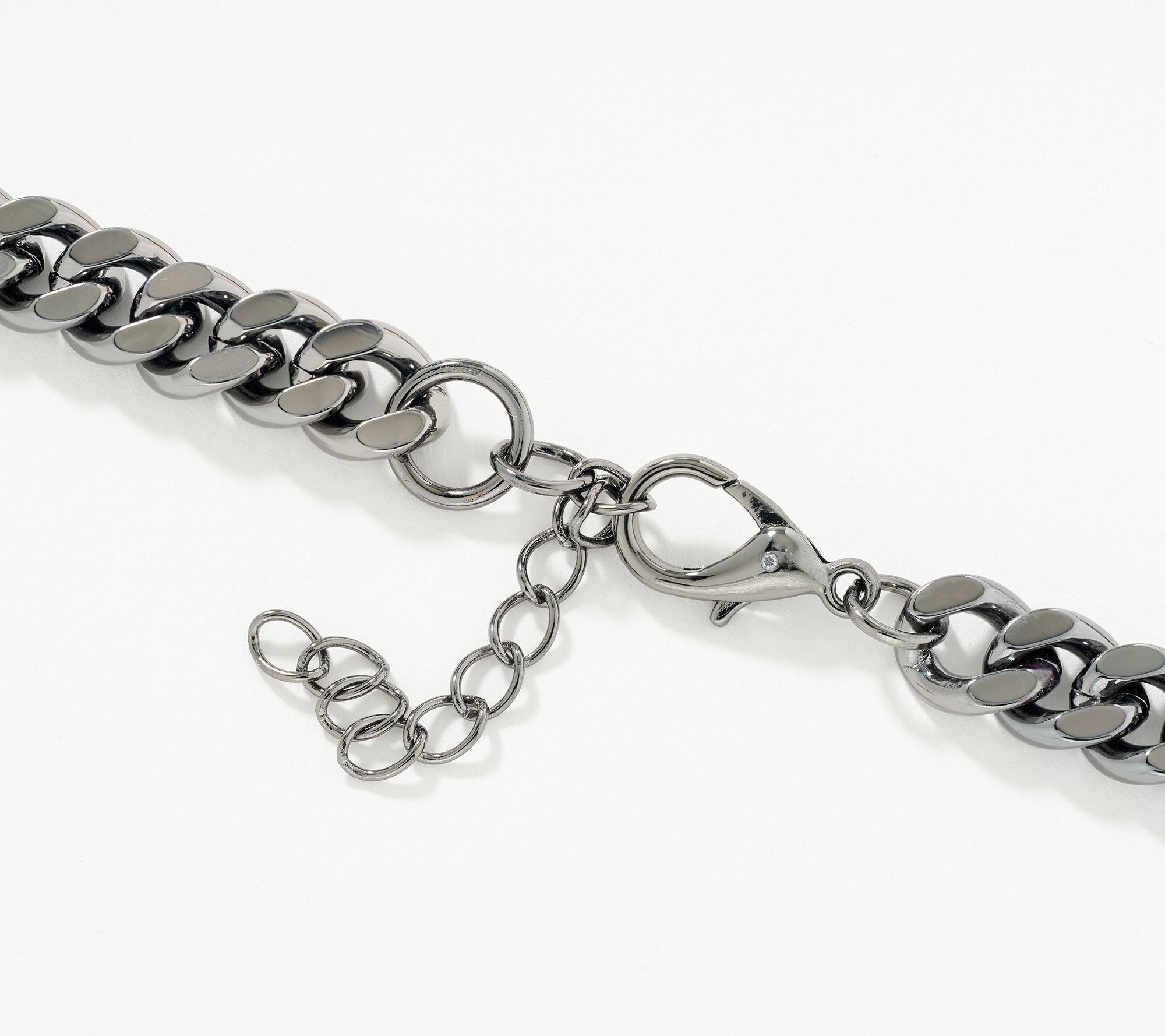 Denim & Co. Simulated Gemstone Necklace