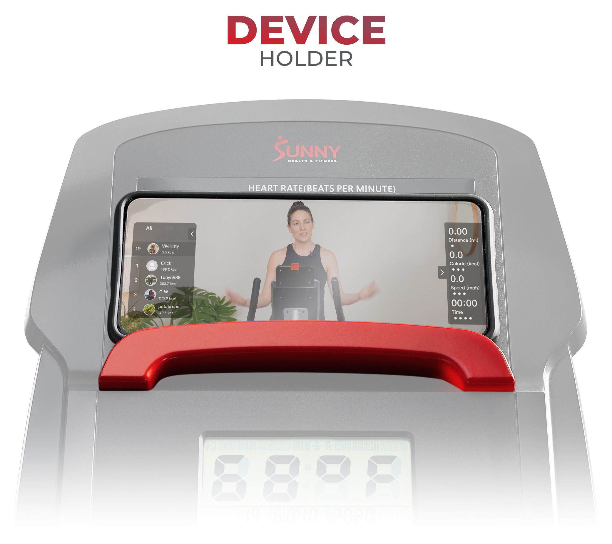 Sunny Health & Fitness Interactive Series Exerc ise Bike