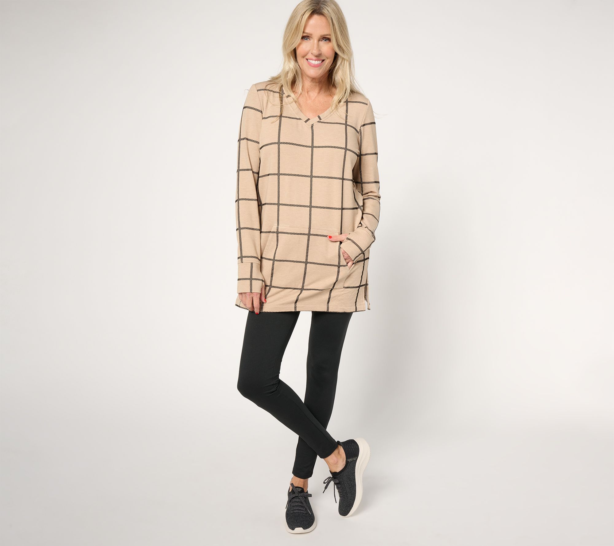 Cuddl Duds Regular Comfortwear Tunic & Legging Lounge Set