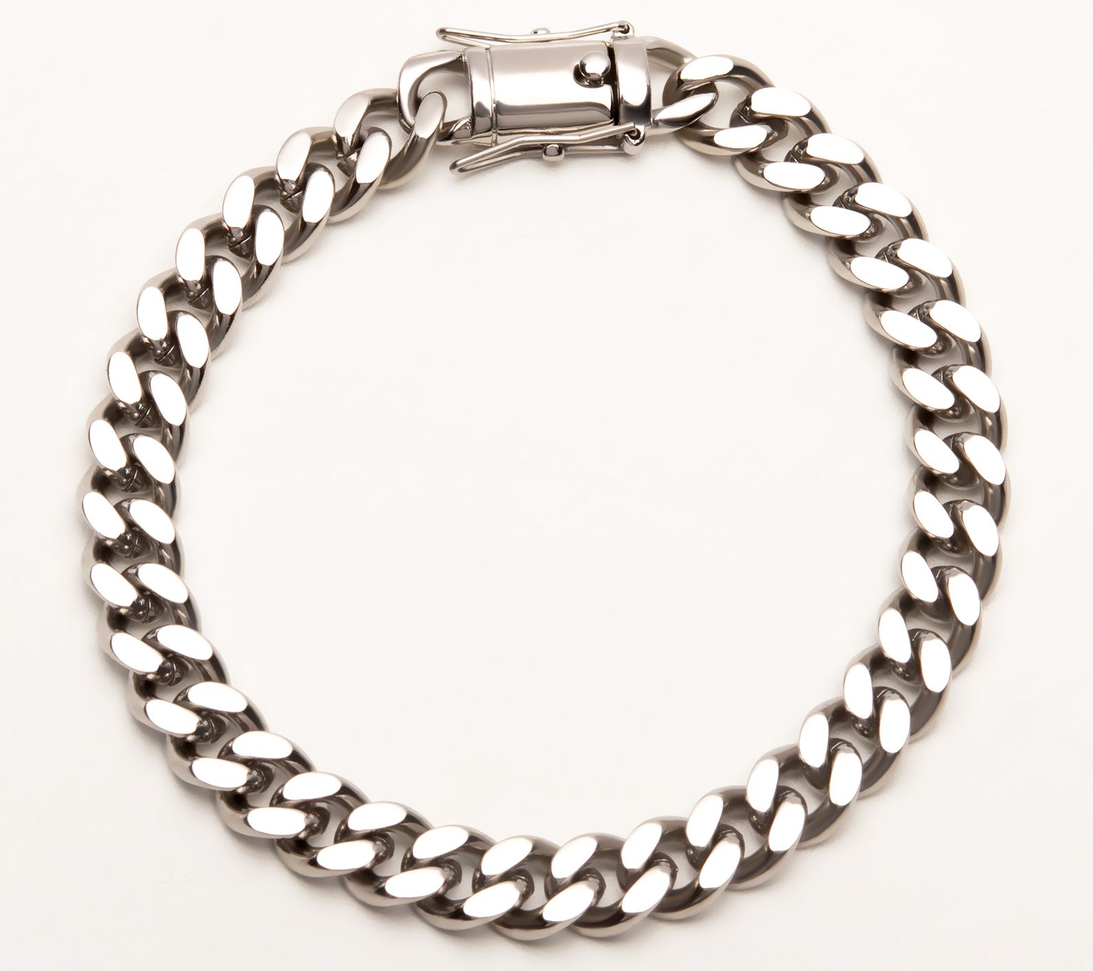 Verve Men's Stainless Steel Curb Link Bracelet