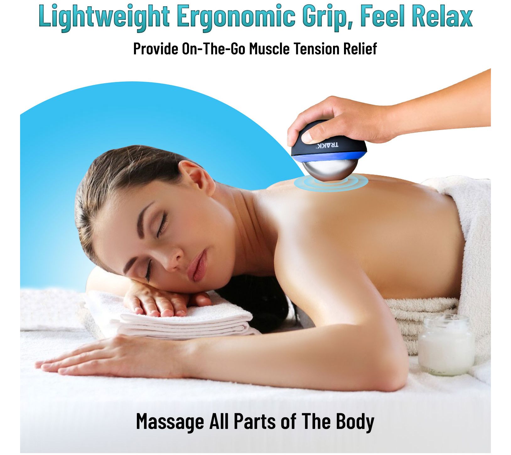 TRAKK Ice Therapy Massage Roller