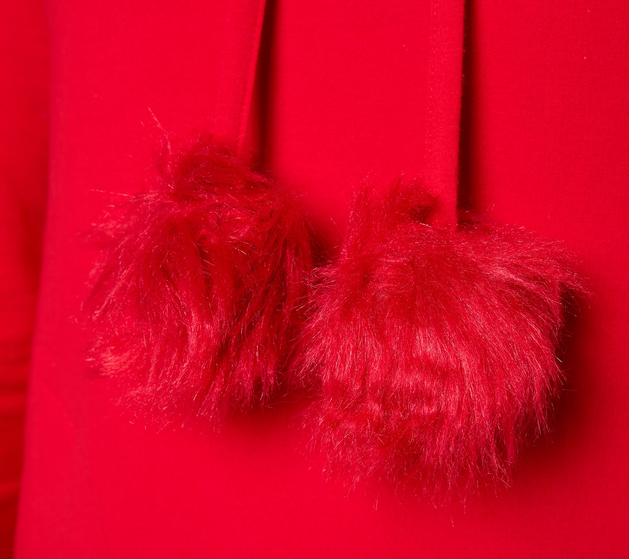 Belle by Kim Gravel Faux Fur Trimmed Hoodie