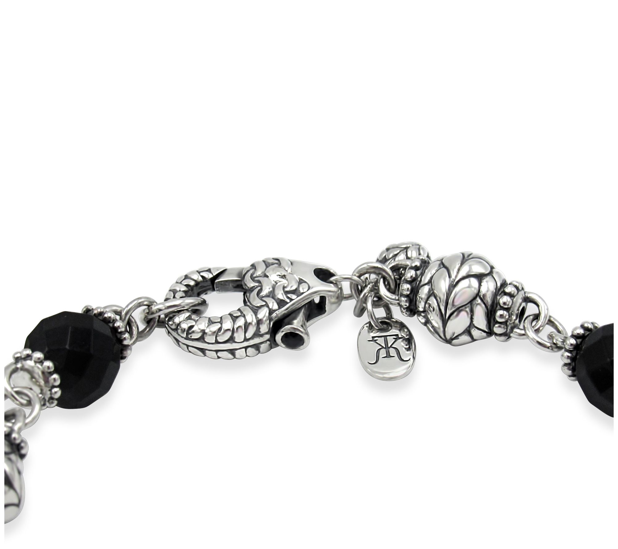 Tiffany Kay Studio Sterling Onyx Bead Bracelet