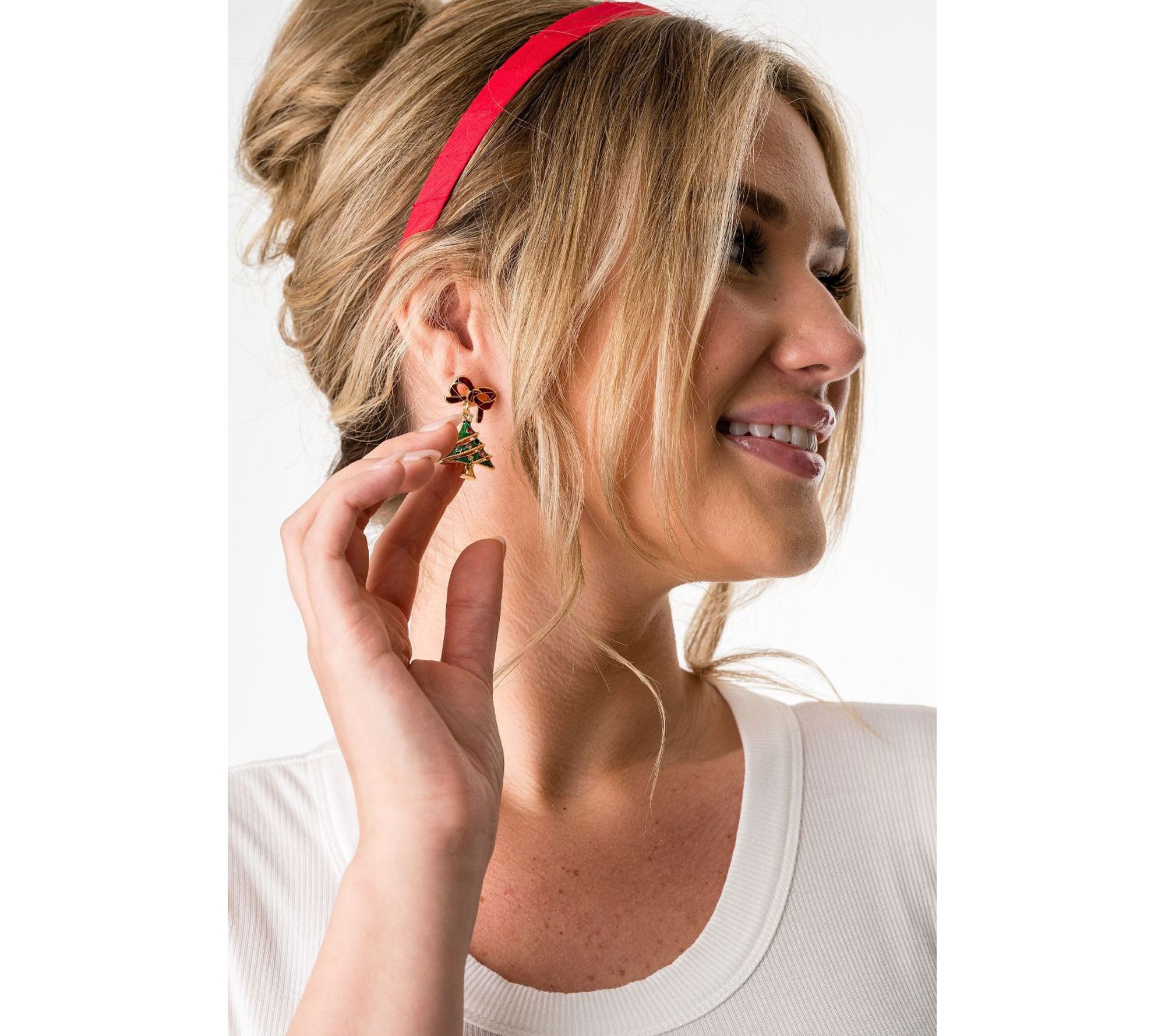 Violet & Brooks Vintage Christmas Drop Earrings