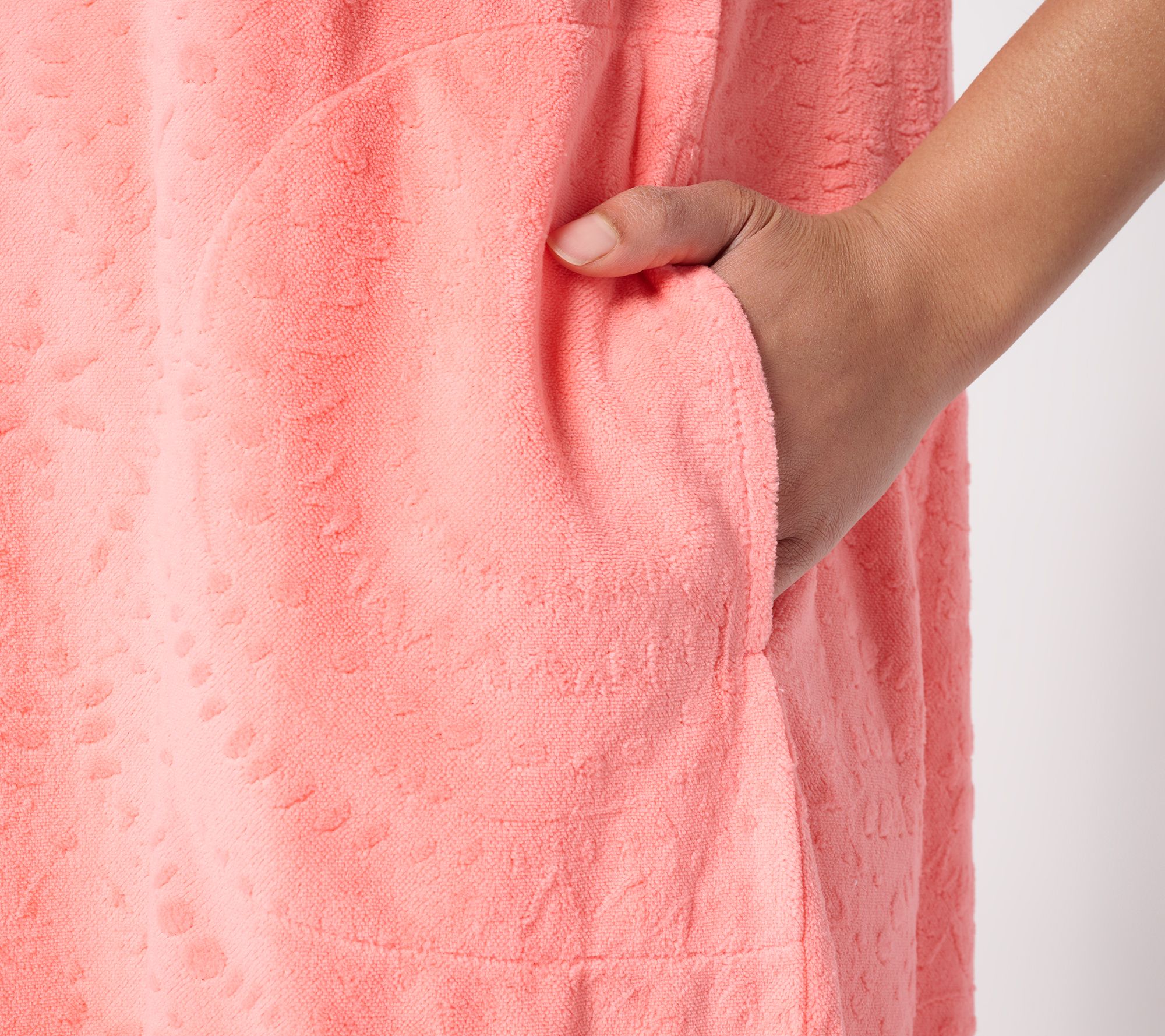 Stan Herman Embossed Whisper Terry Zip Lounger