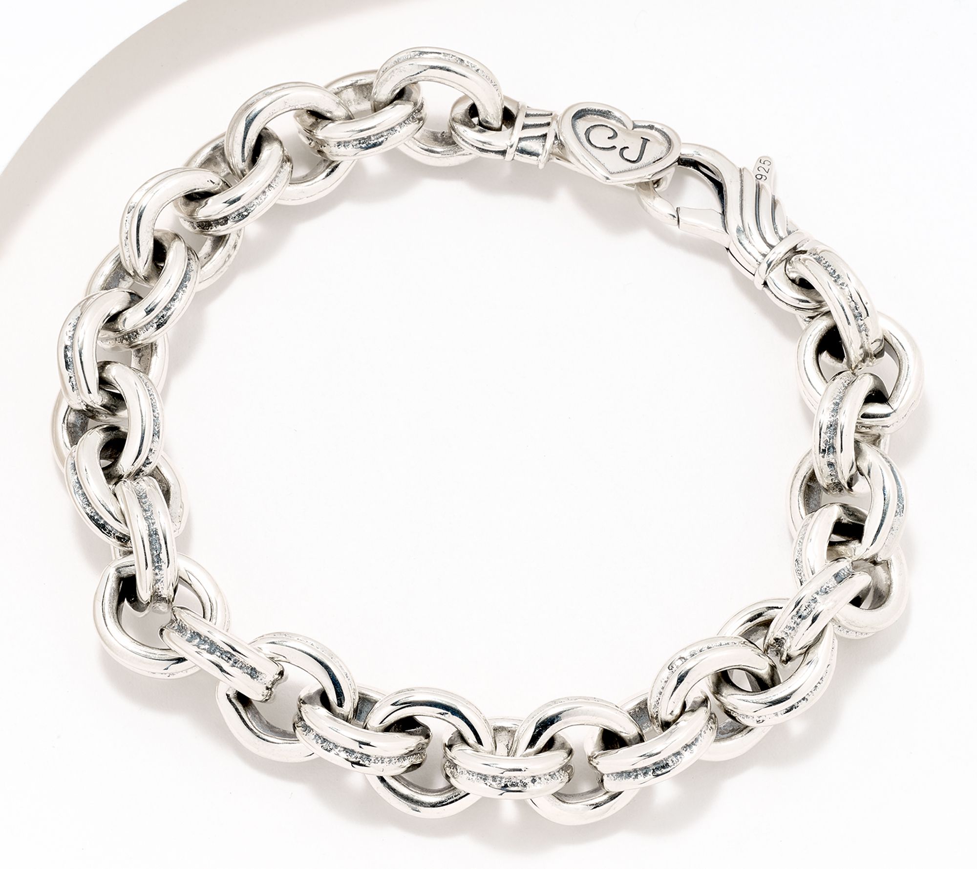 Christian James by Scott Grimes Sterling Silver Double Rolo Bracelet 38.0g