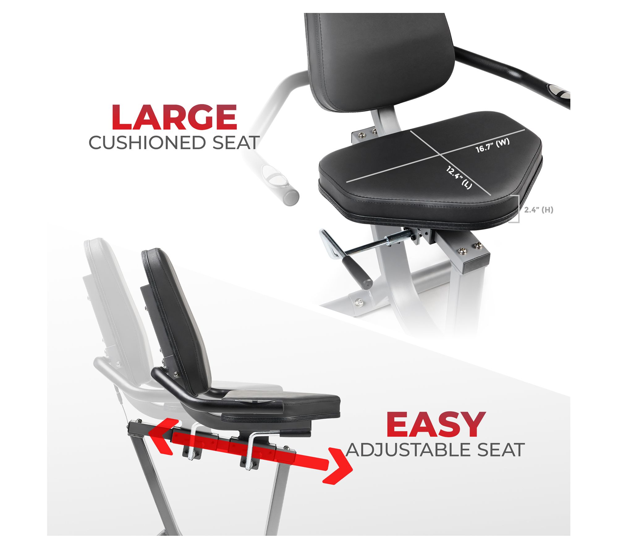 Sunny Health & Fitness Performance Recumbent Bike