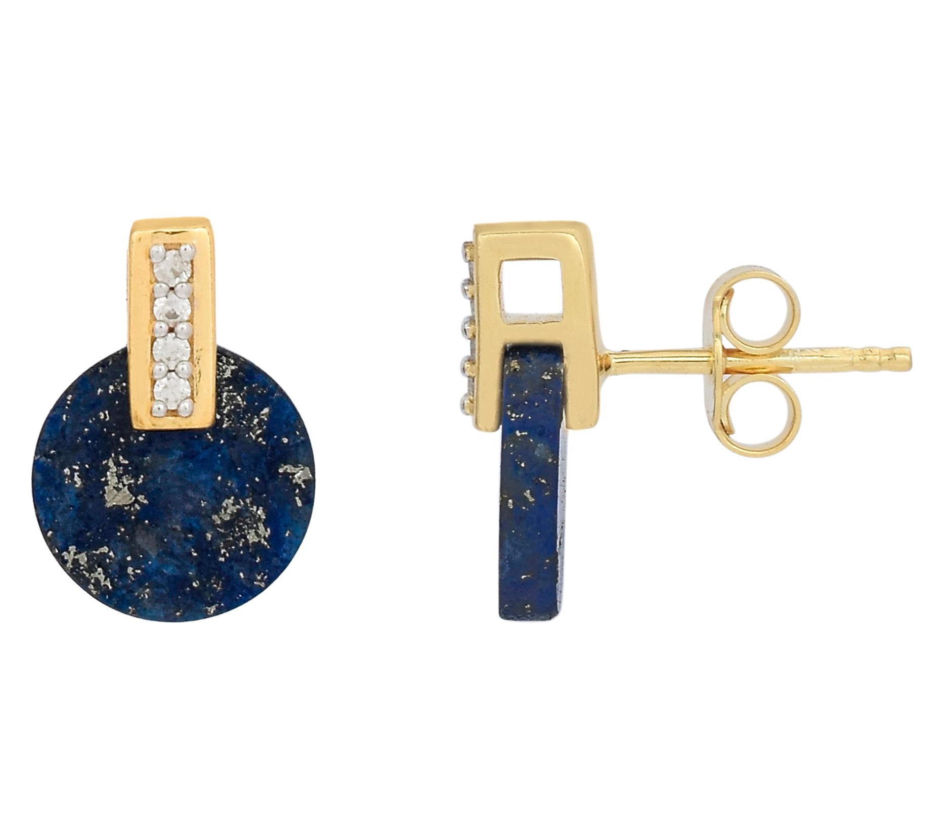 Affinity Gems Lapis Lazuli Earrings, Sterling Silver