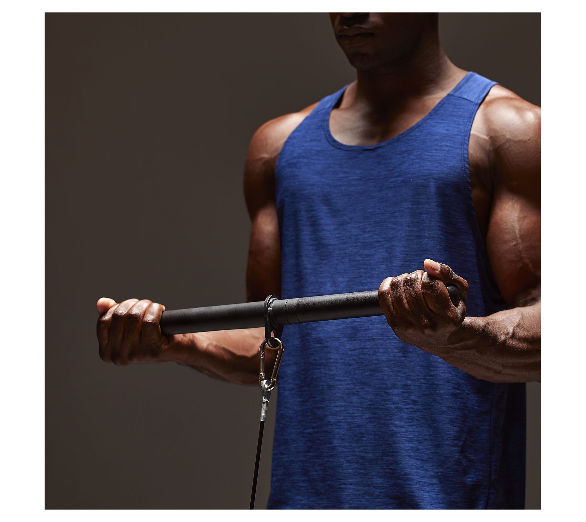 Sunny Straight Bar Cable Attachment for Power Cage