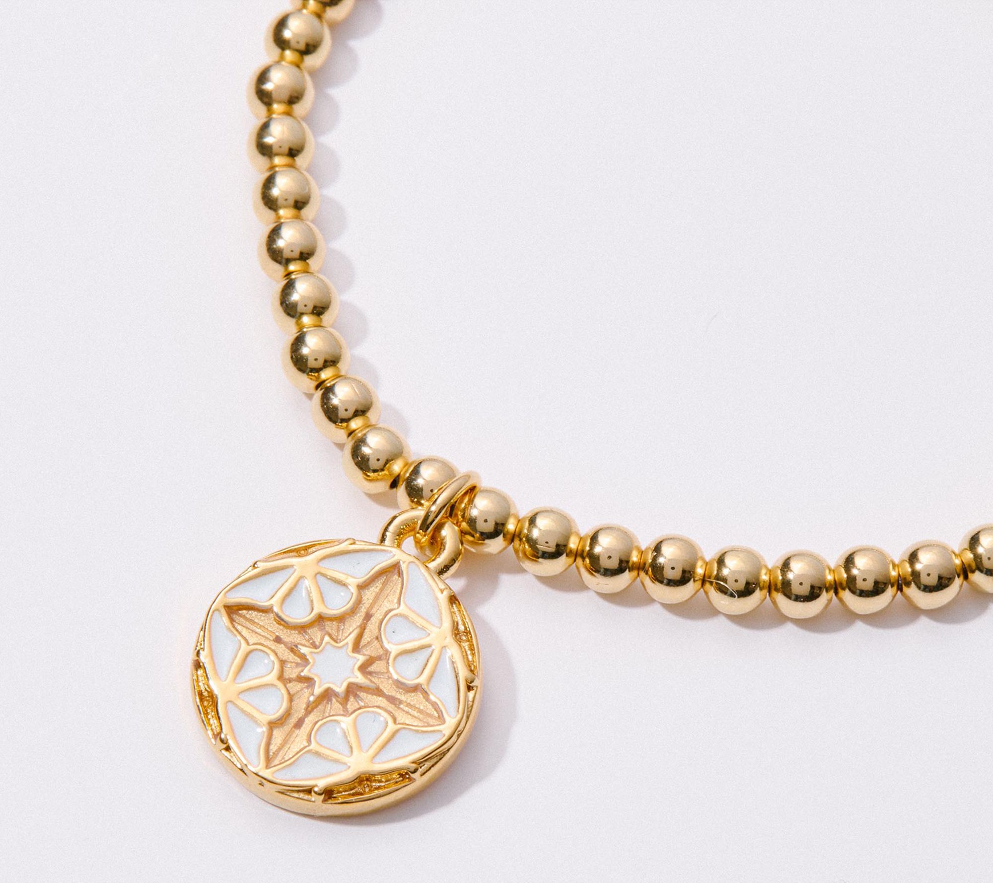 Divinely Guided by Theresa Caputo Stretch Bracelet, Goldtone