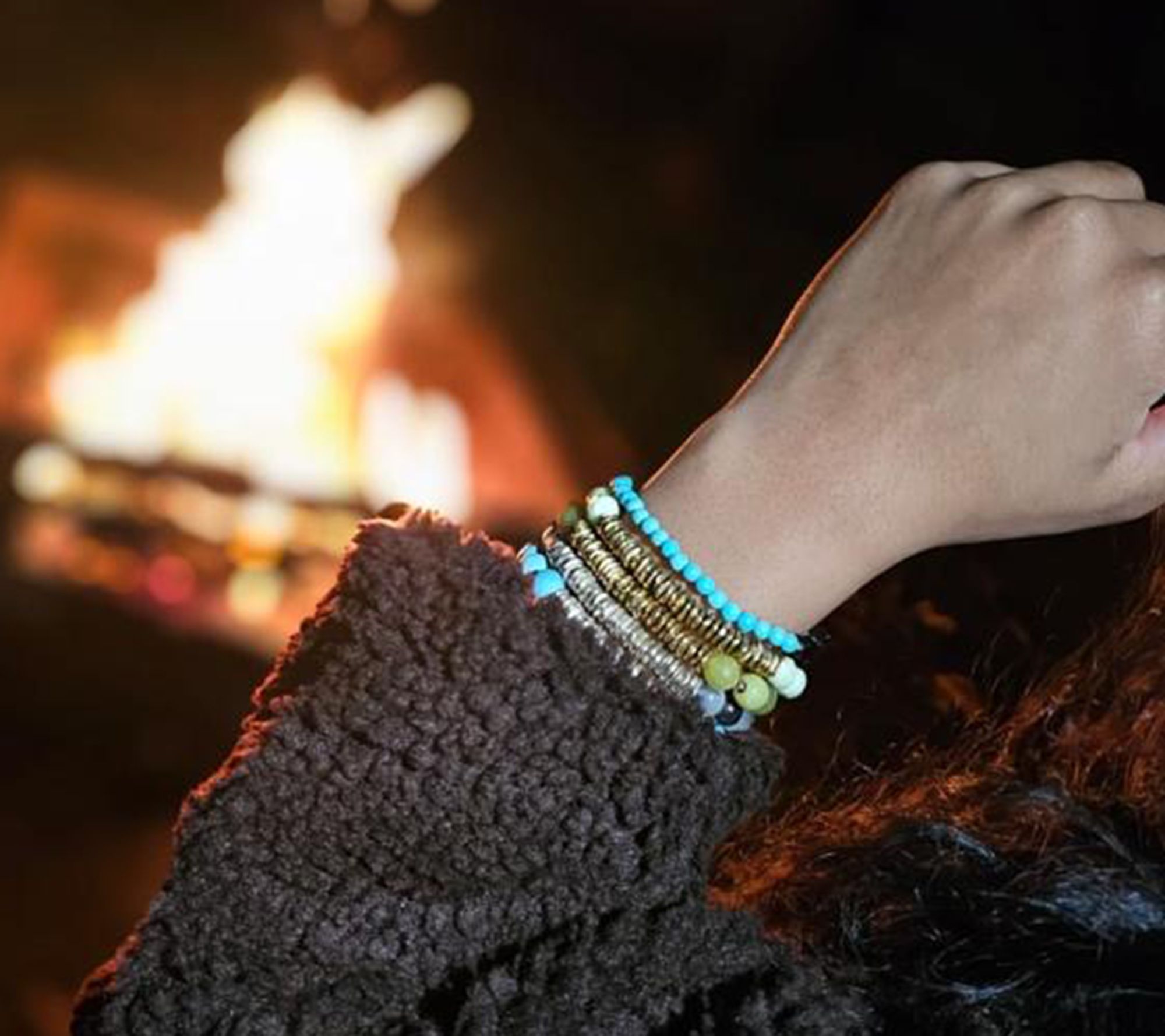 Alkeme Outset Origins Gemstone Beaded Bracelet