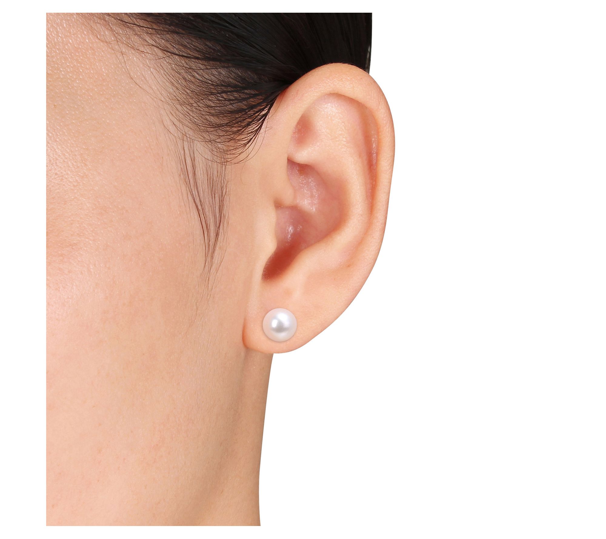 Affinity Cultured Pearl Earring, Necklace & Braelet, Sterling