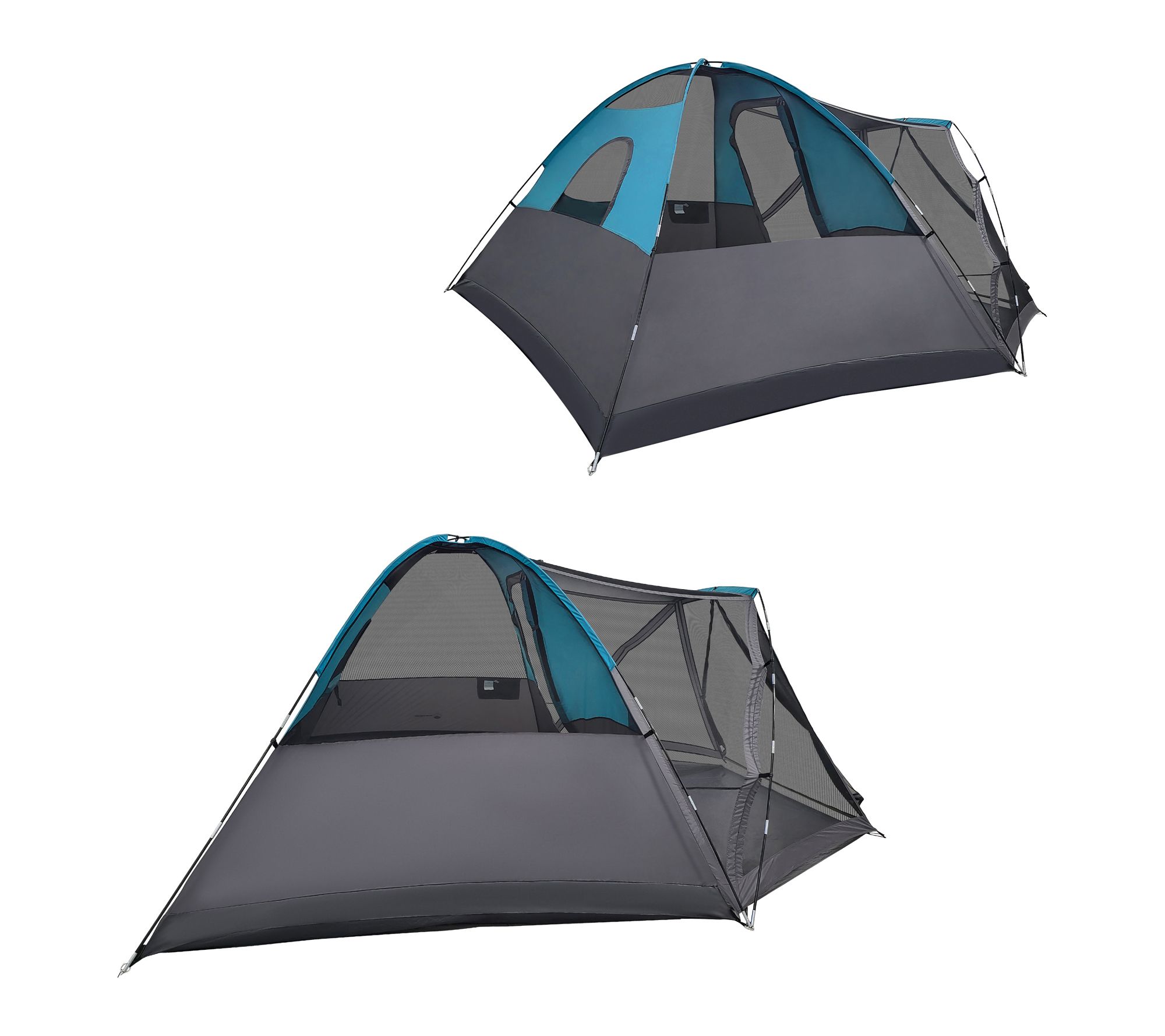 Wakeman 6 Person Camping Tent Water-Resistant Cabin Style Tent