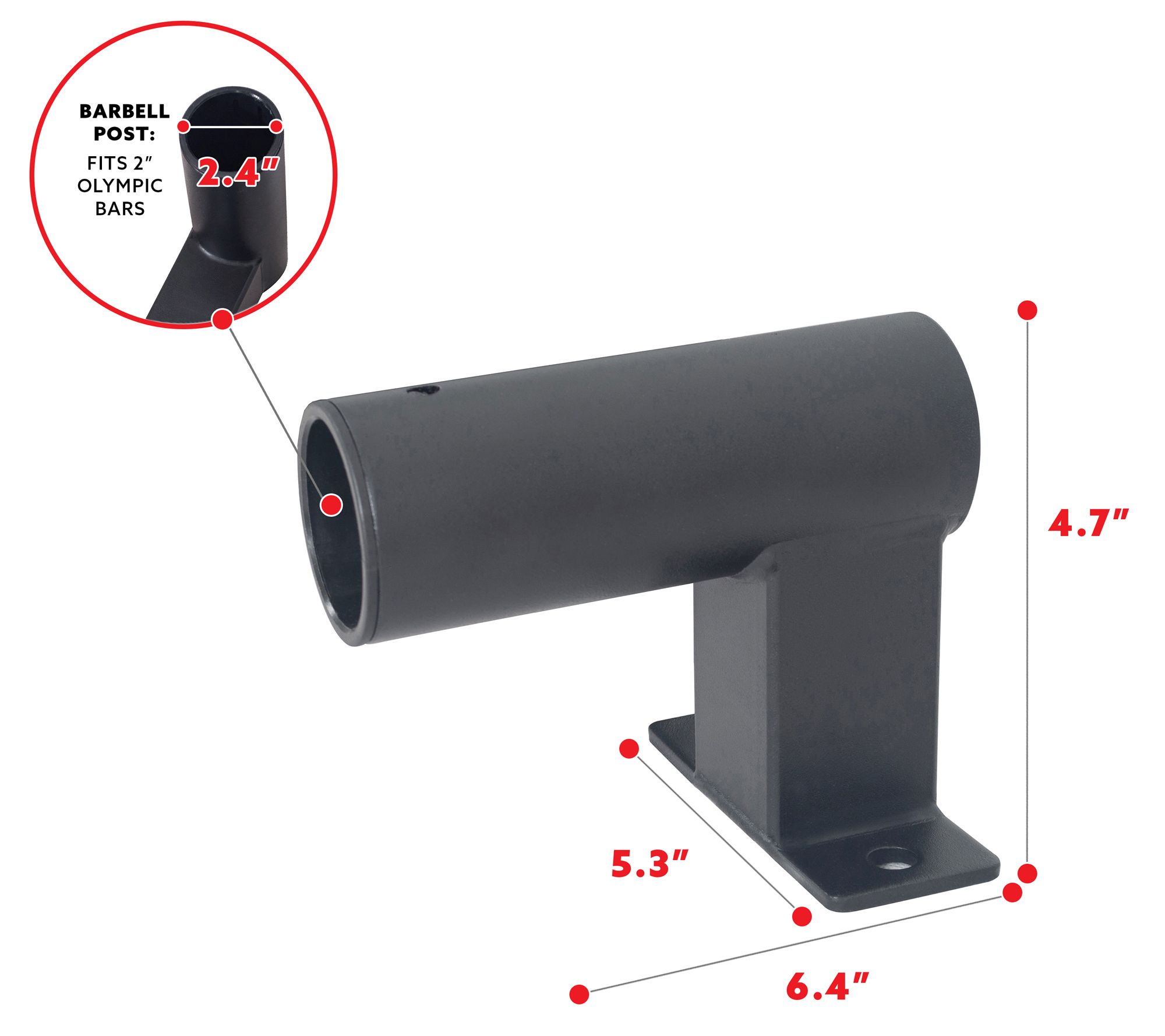 Sunny Health Fitness Bar Holder Attachment - SF-XFA003