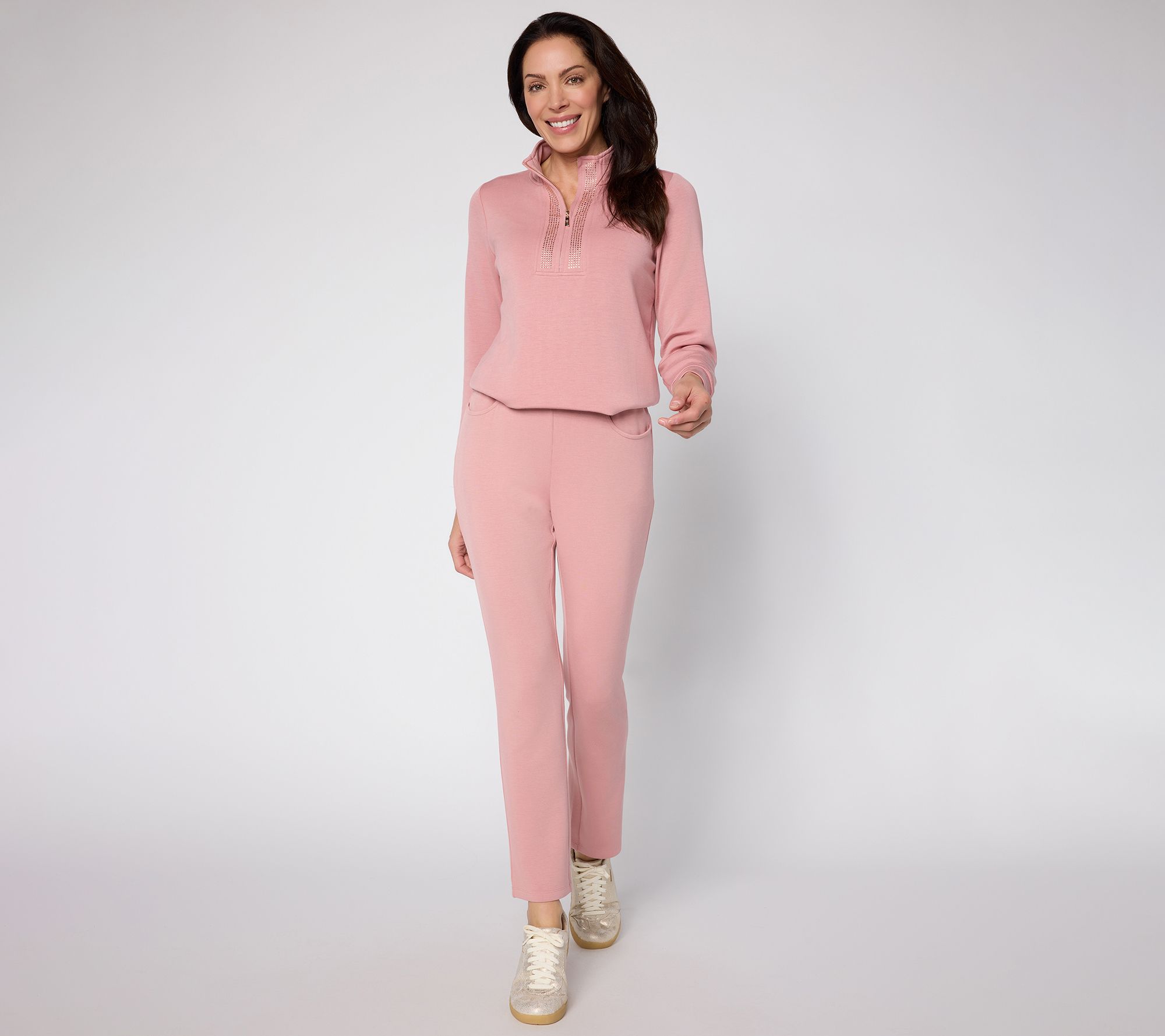 Belle by Kim Gravel Regular ScubaLuxe Straight Leg Pants