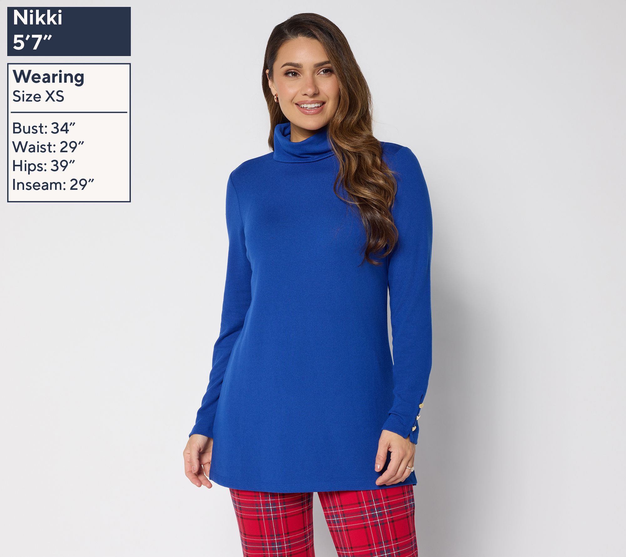 Denim & Co. Essentials Regular Heavenly Jersey Tunic