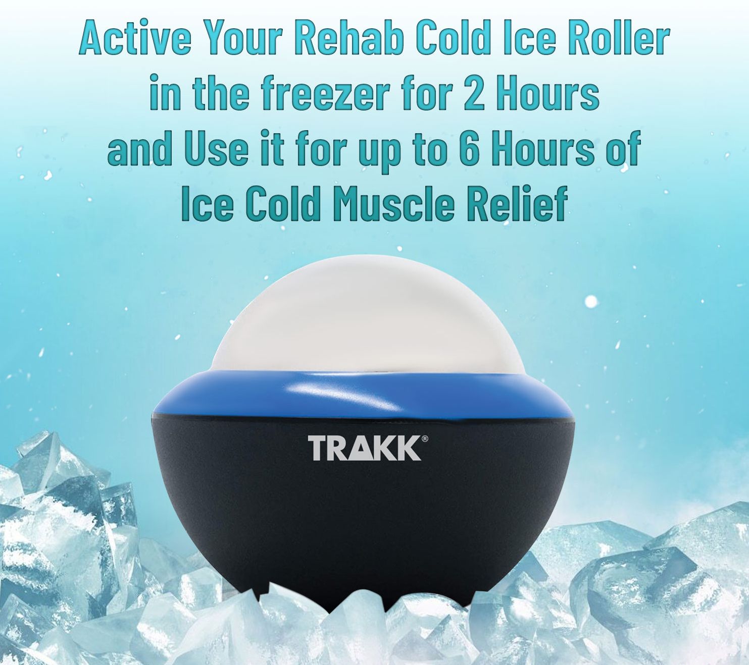 TRAKK Ice Therapy Massage Roller