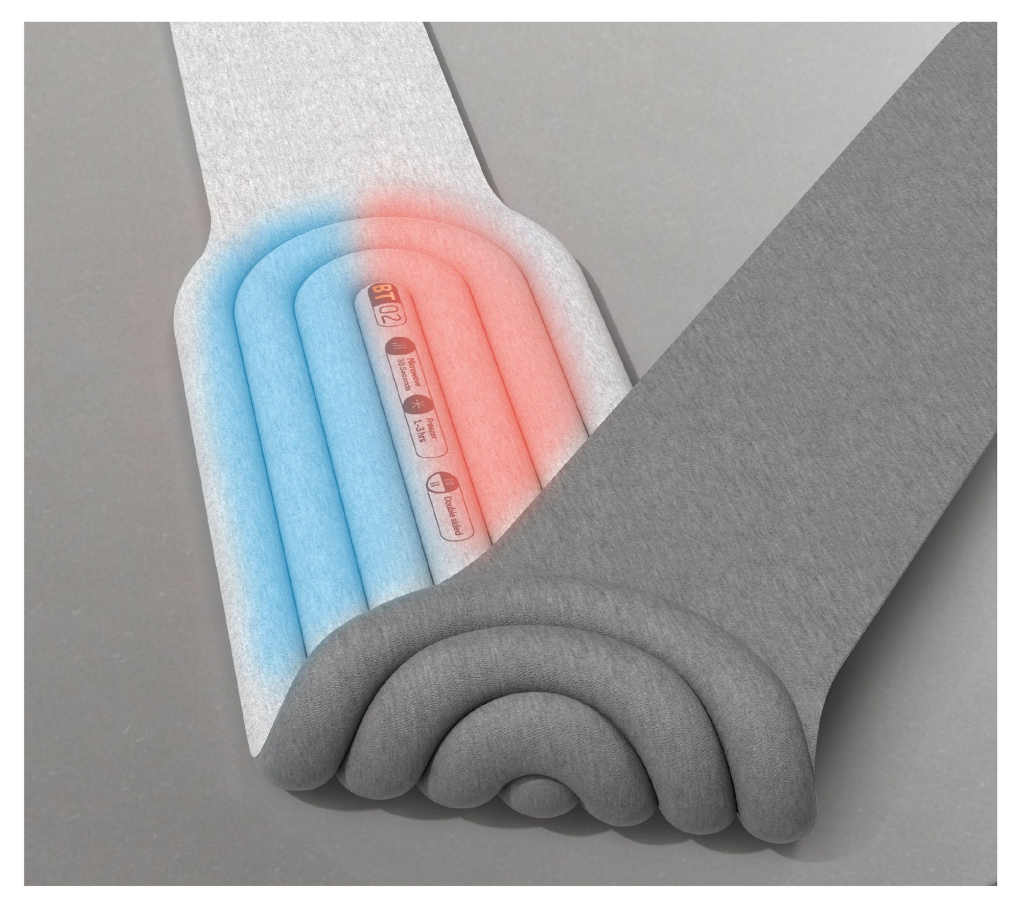 Sharper Image Hot & Cold Therapy Compression Back Wrap