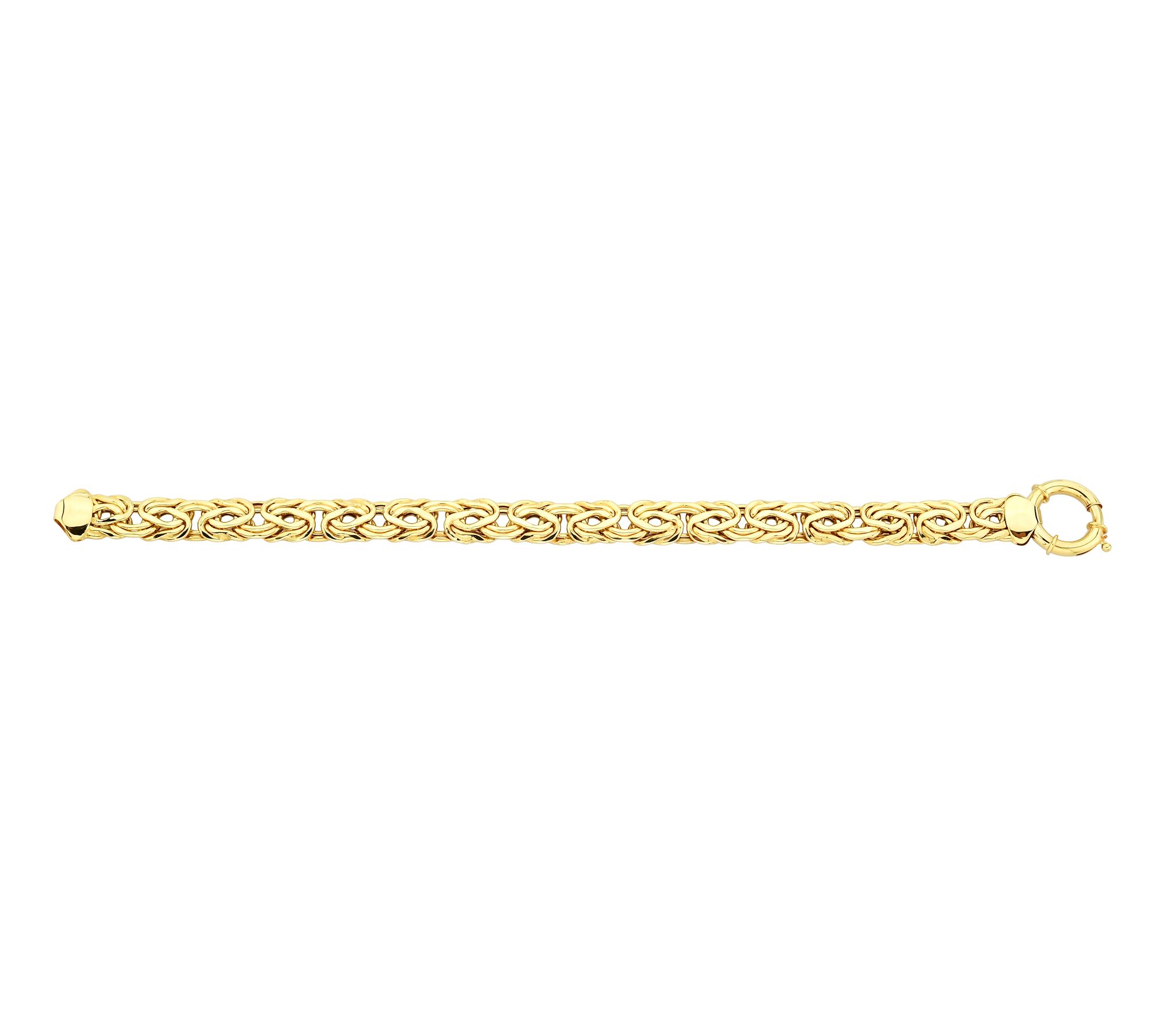 Adorna 14K Gold Bold Byzantine Bracelet