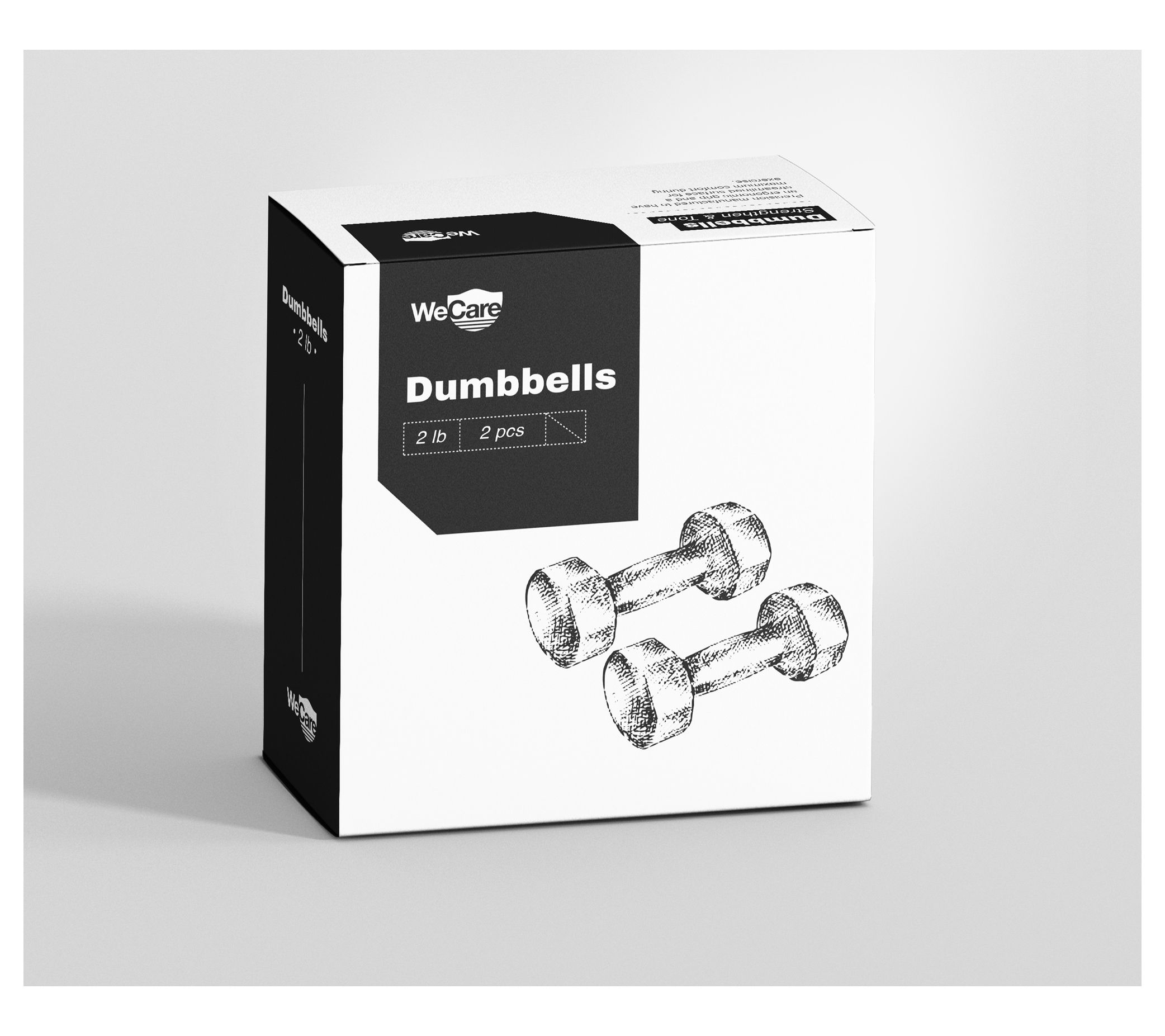 WeCare Dumbbells 2lbs Set of 2