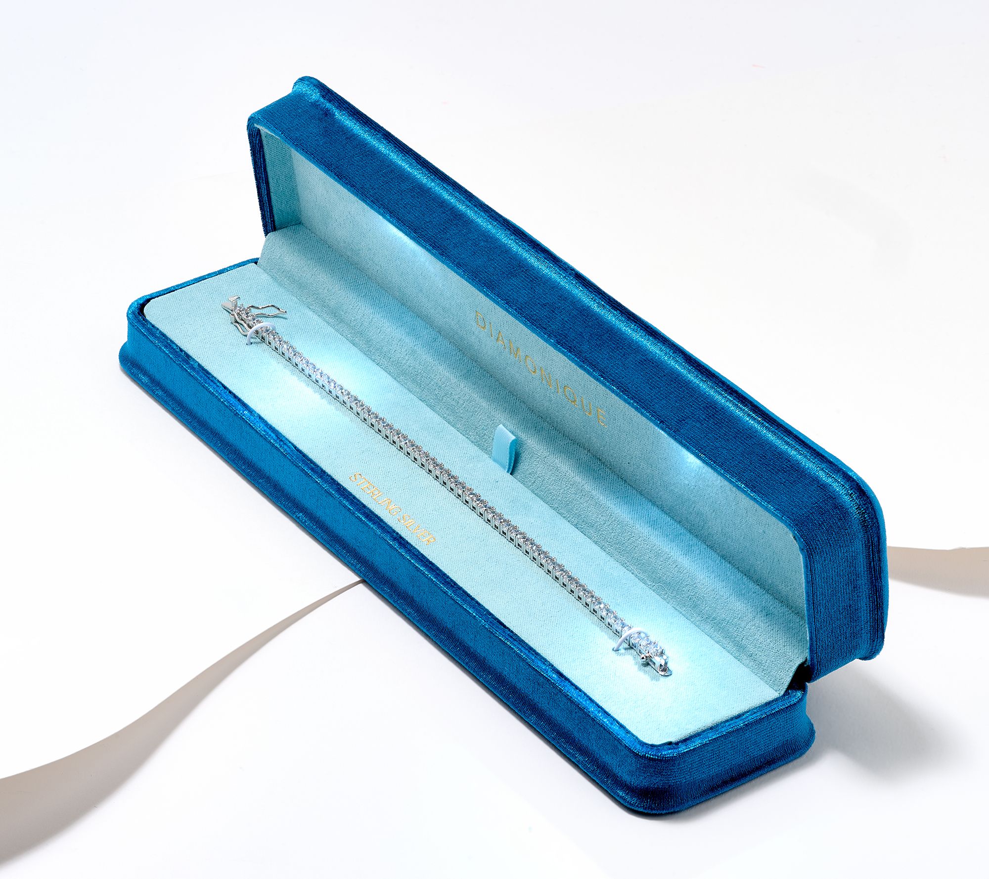 Diamonique Classics 5.40cttw Tennis Bracelet, Sterling Silver