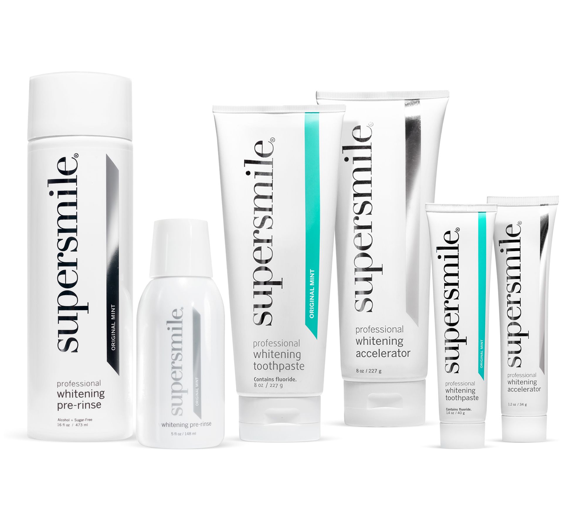 Supersmile Teeth Whitening Home & Away 6-pc System with Travel Bag