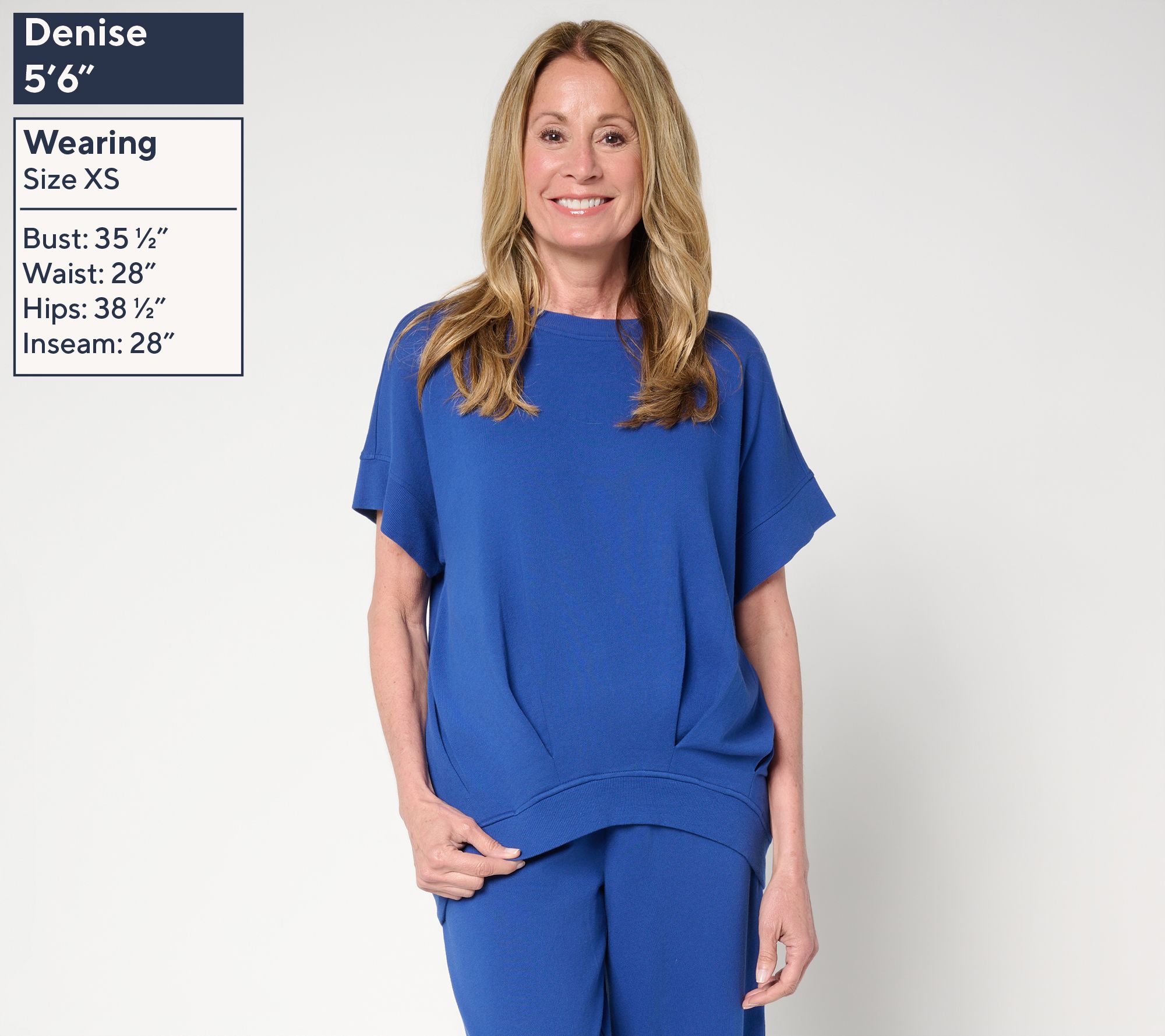 Carla Rockmore Collection The Modern Short Sleeve Sweatshirt