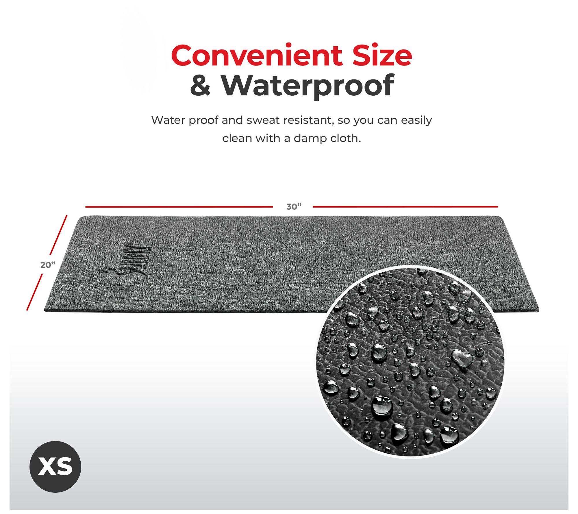 Sunny Fitness Equipment Mat - Extra Small