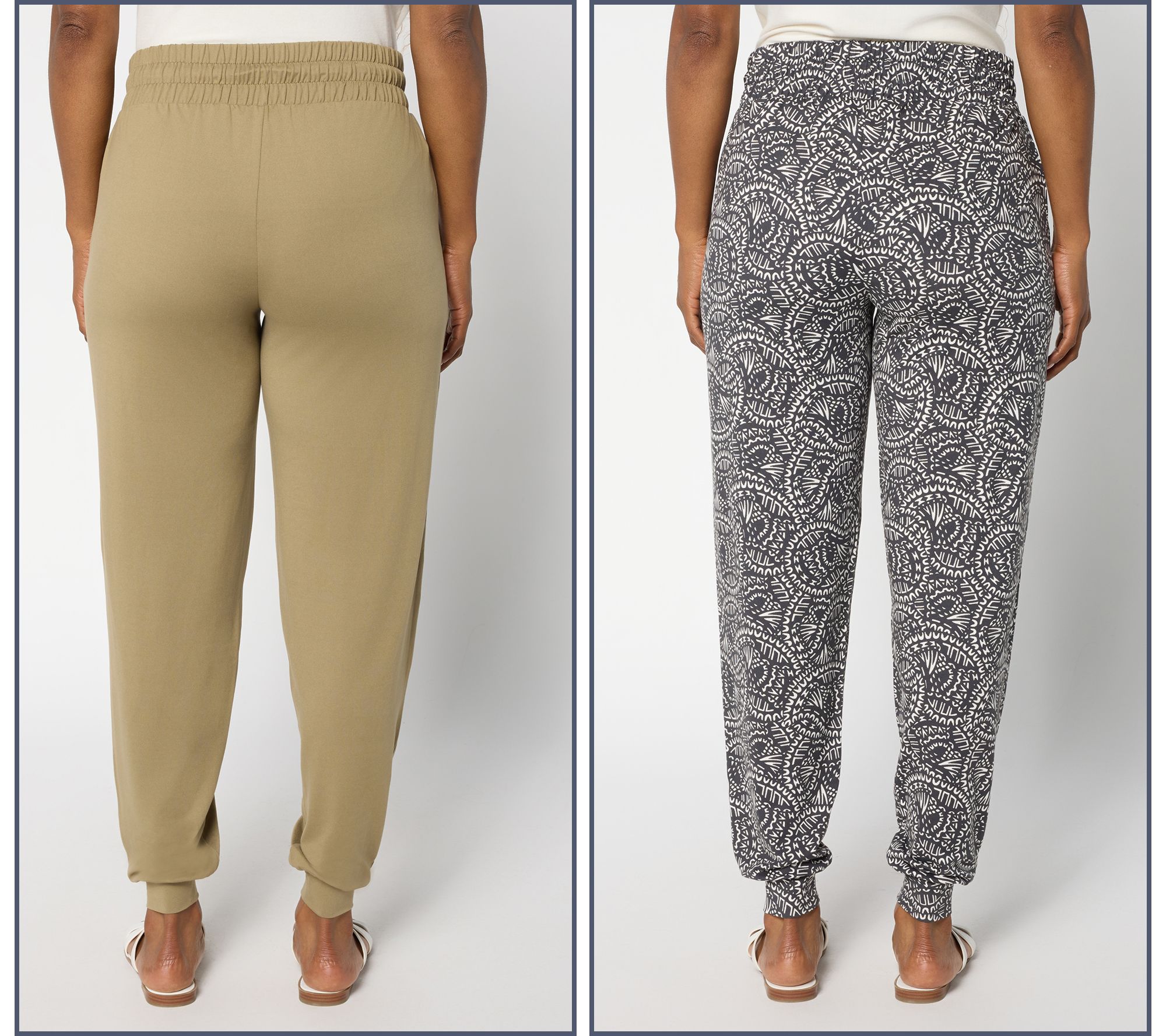 Anybody Regular Lush Jersey Set of Two Joggers