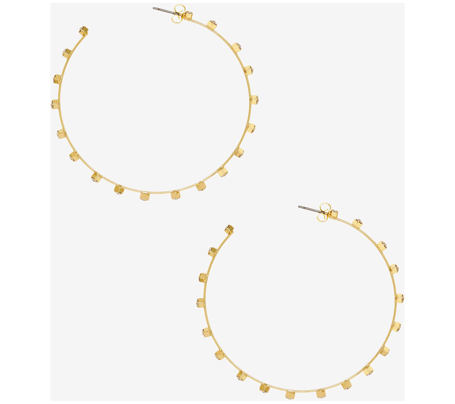 Ettika Simple Spark Hoop Earrings