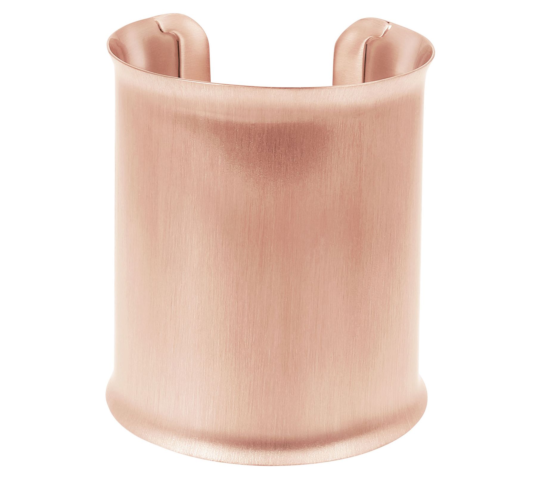 Bronzo Italia Extra Wide Satin Cuff Bracelet