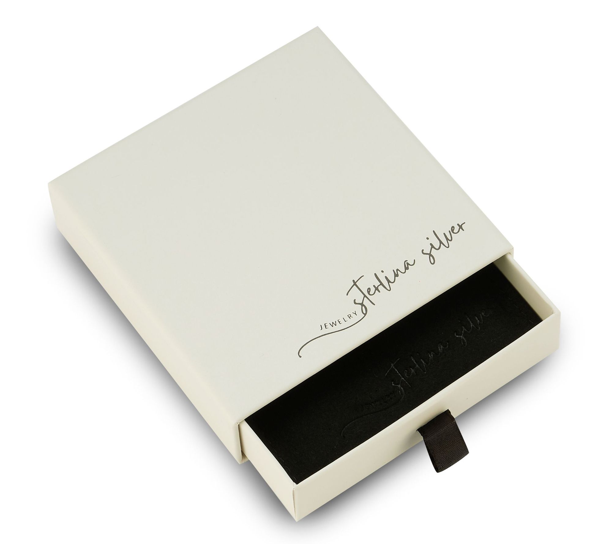 Sterlina Silver Thin Pave Tag Bracelet, Sterling