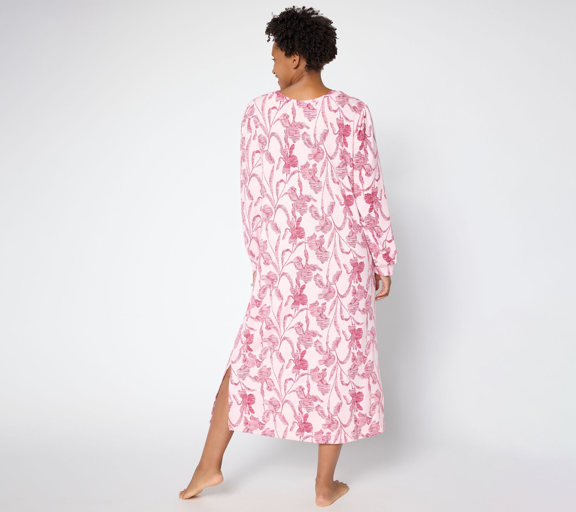 Stan Herman Double Brushed Sweater Knit Maxi Dress