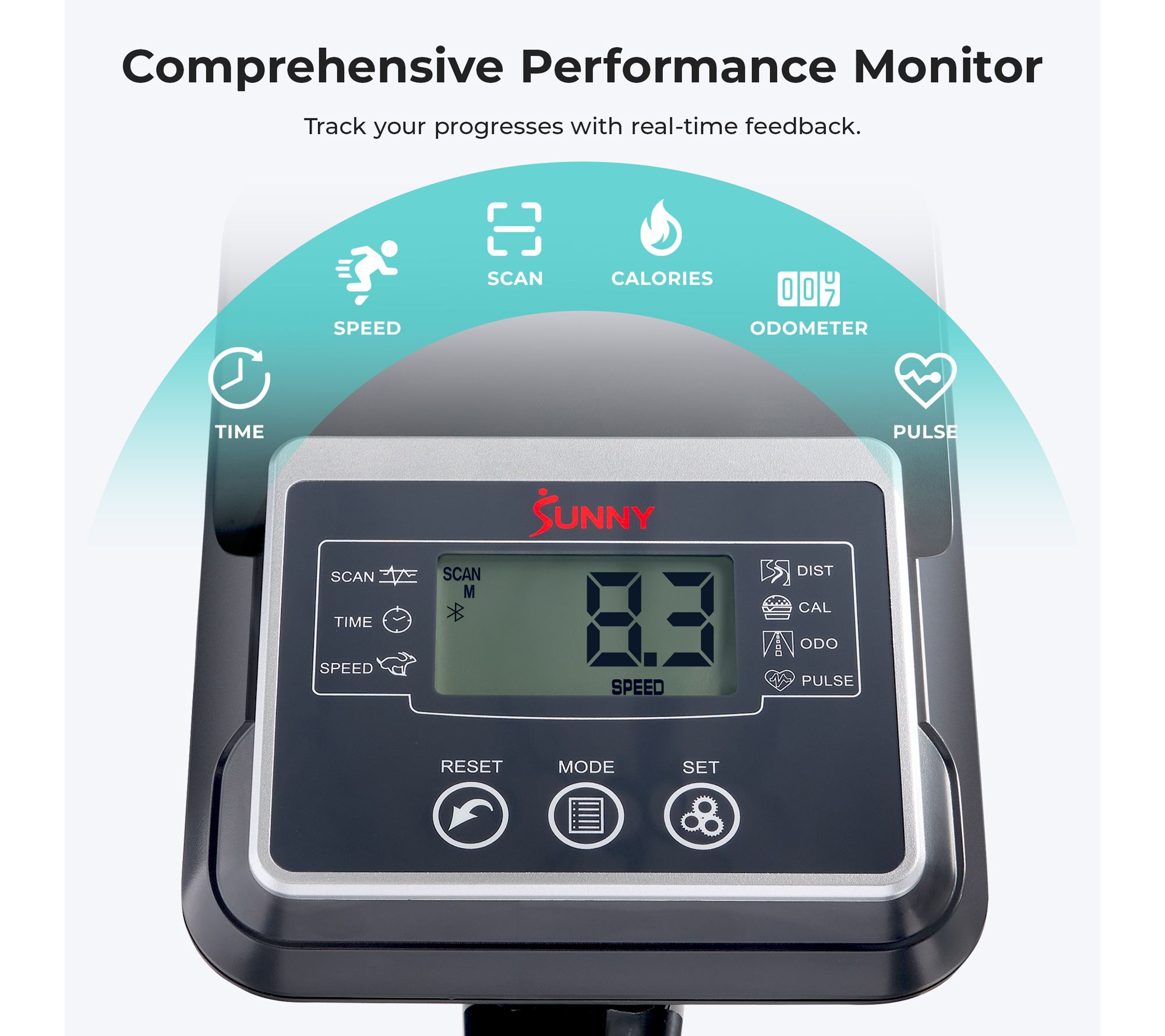 Sunny Pro Smart Magnetic Elliptical Trainer