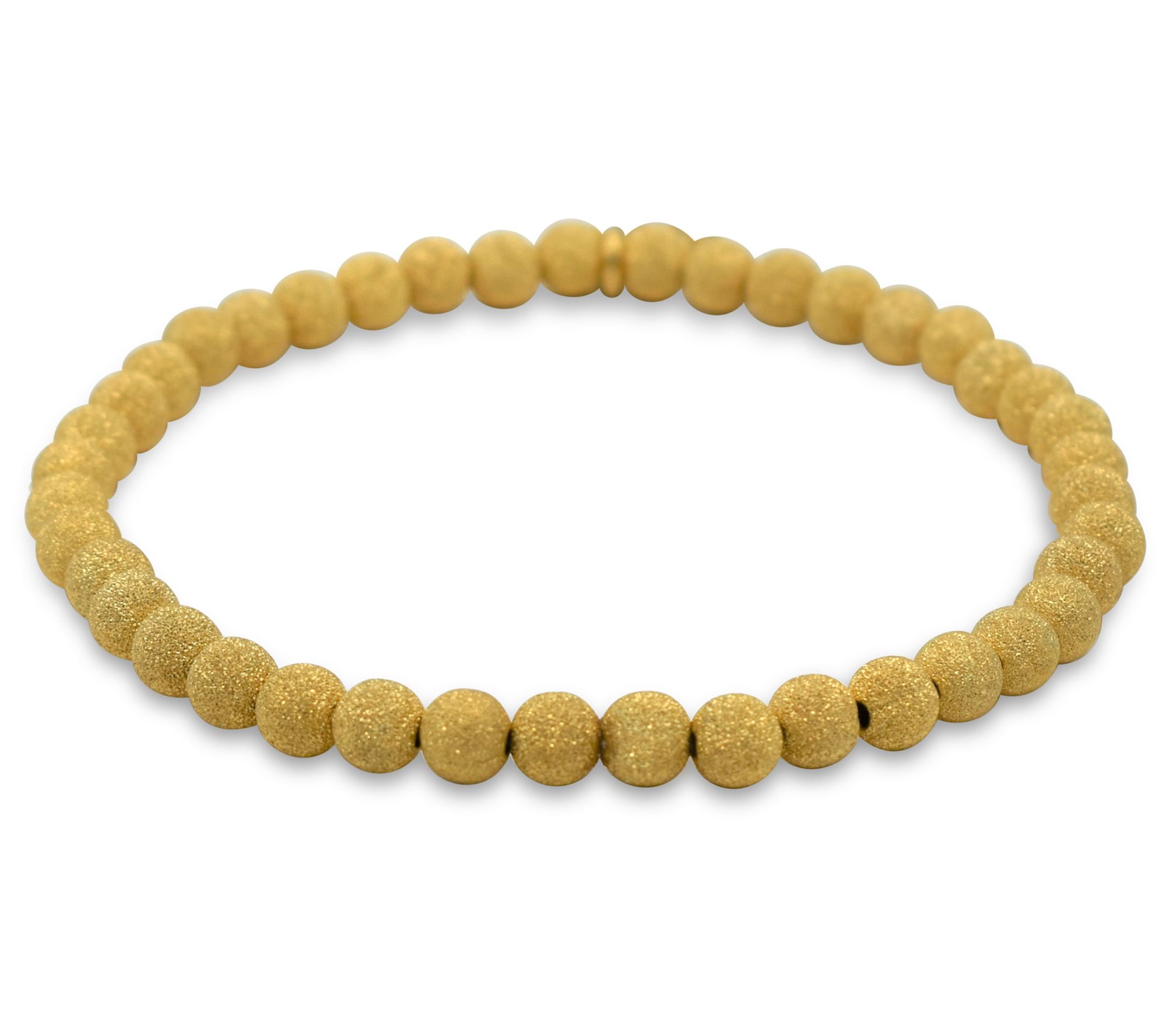 Elyse Ryan 14K Gold Clad Stardust Bead Stre tch Bracelet