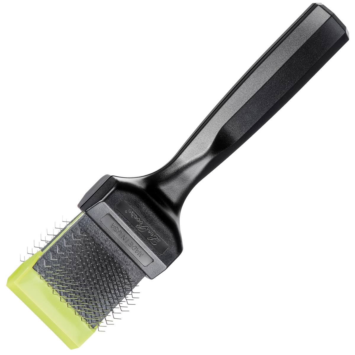 Les Poochs Medium Green Pro Brush - Green Medium Single Brush