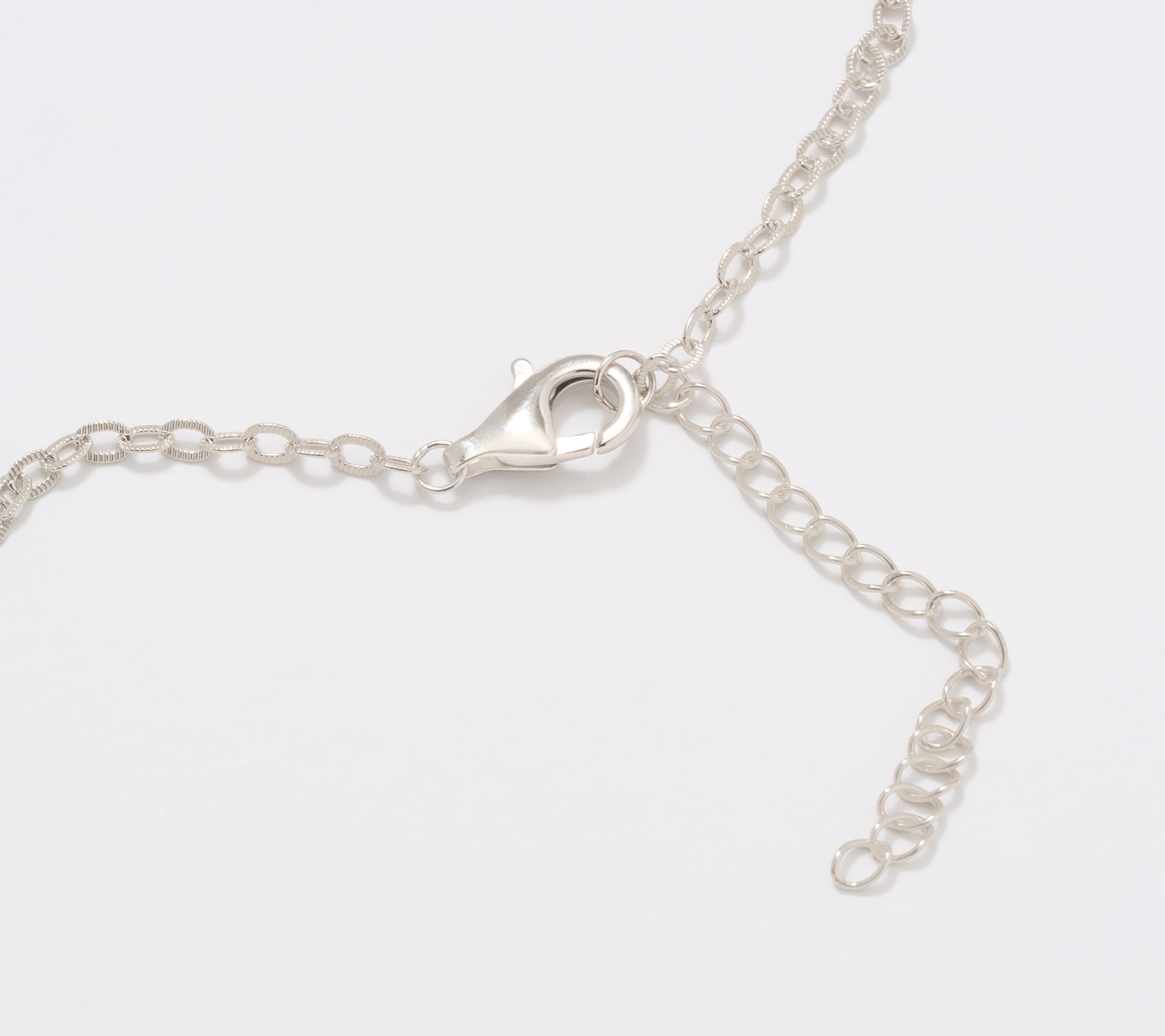 Affinity Gems Cushion Cut Bezel Necklace Sterling Silver