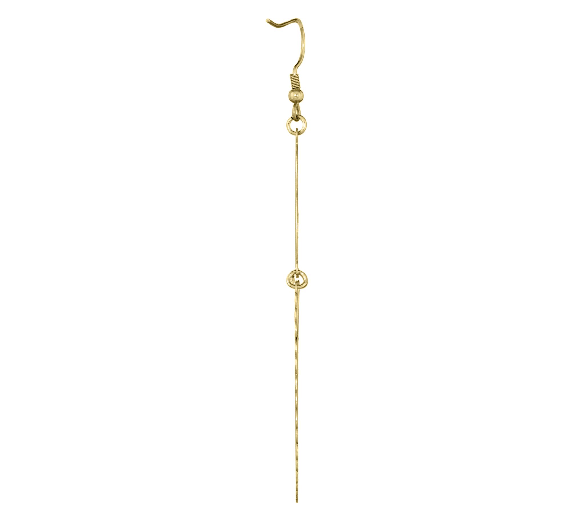 Steel by Design Goldtone Filigree Circle Drop Earrings