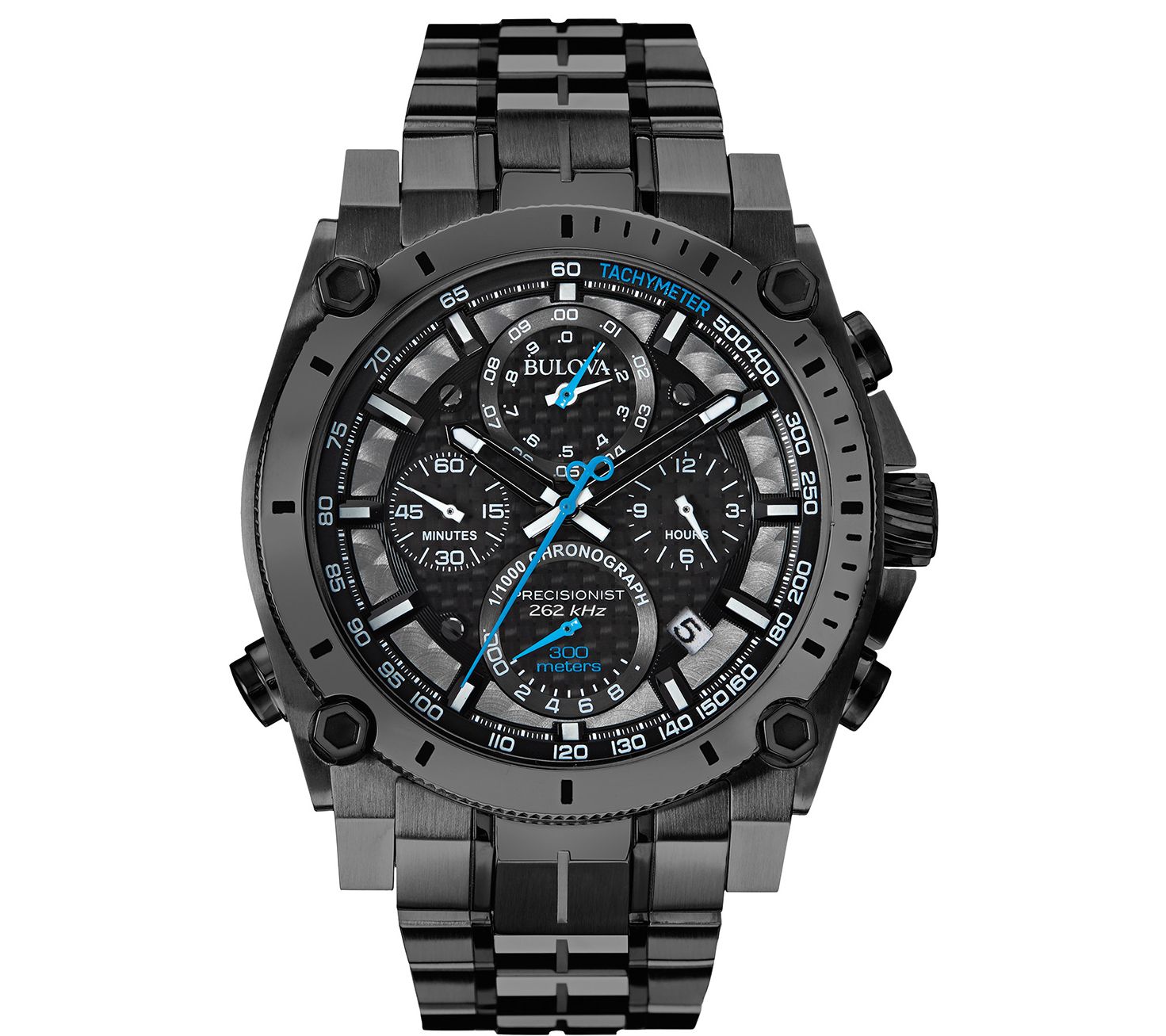 Bulova Men's Stainless Chronograph PrecisionistBracelet Watch