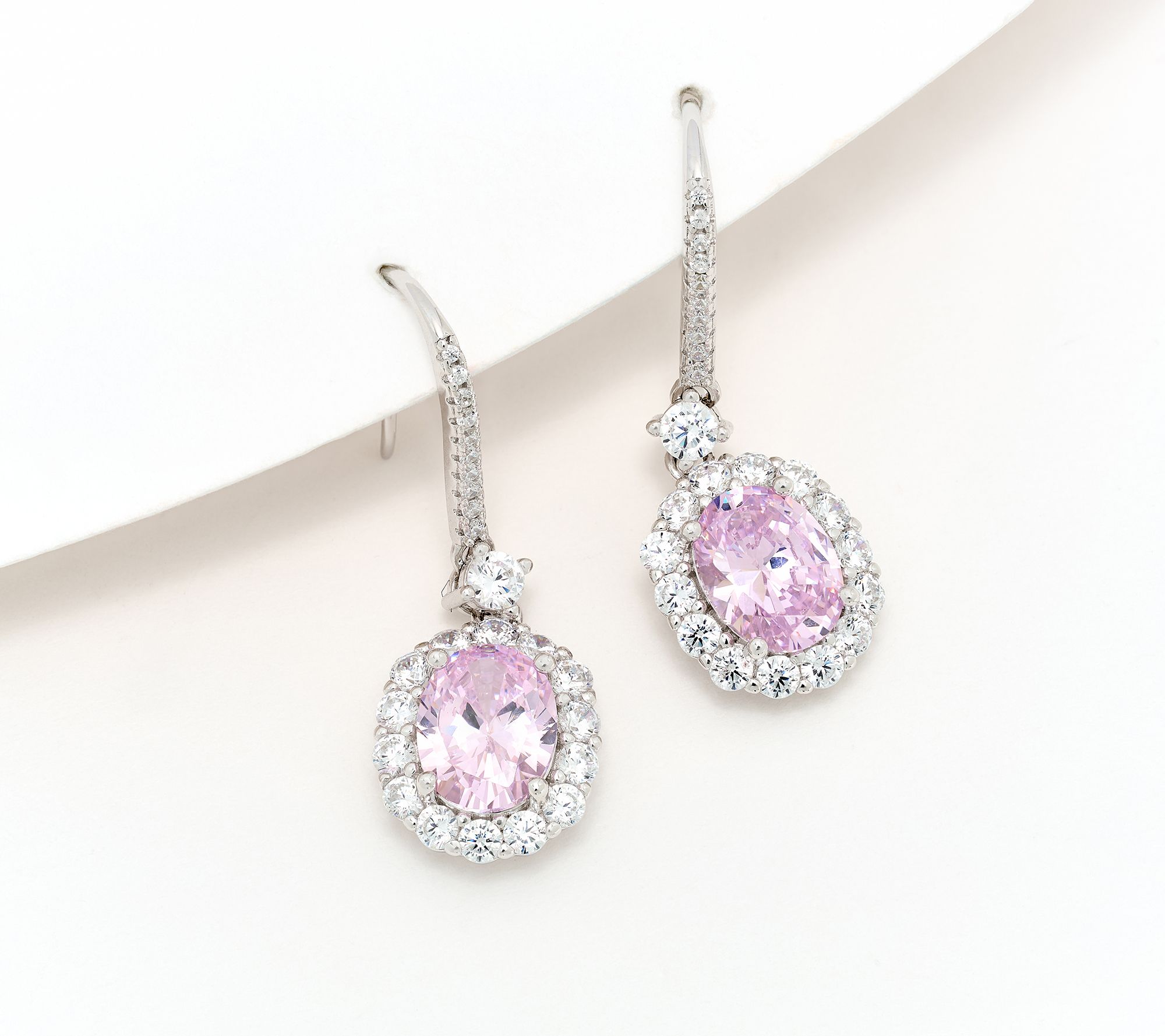 Kathy Hilton x Anna Zuckerman Kennedy Oval Earrings, Sterling Silver