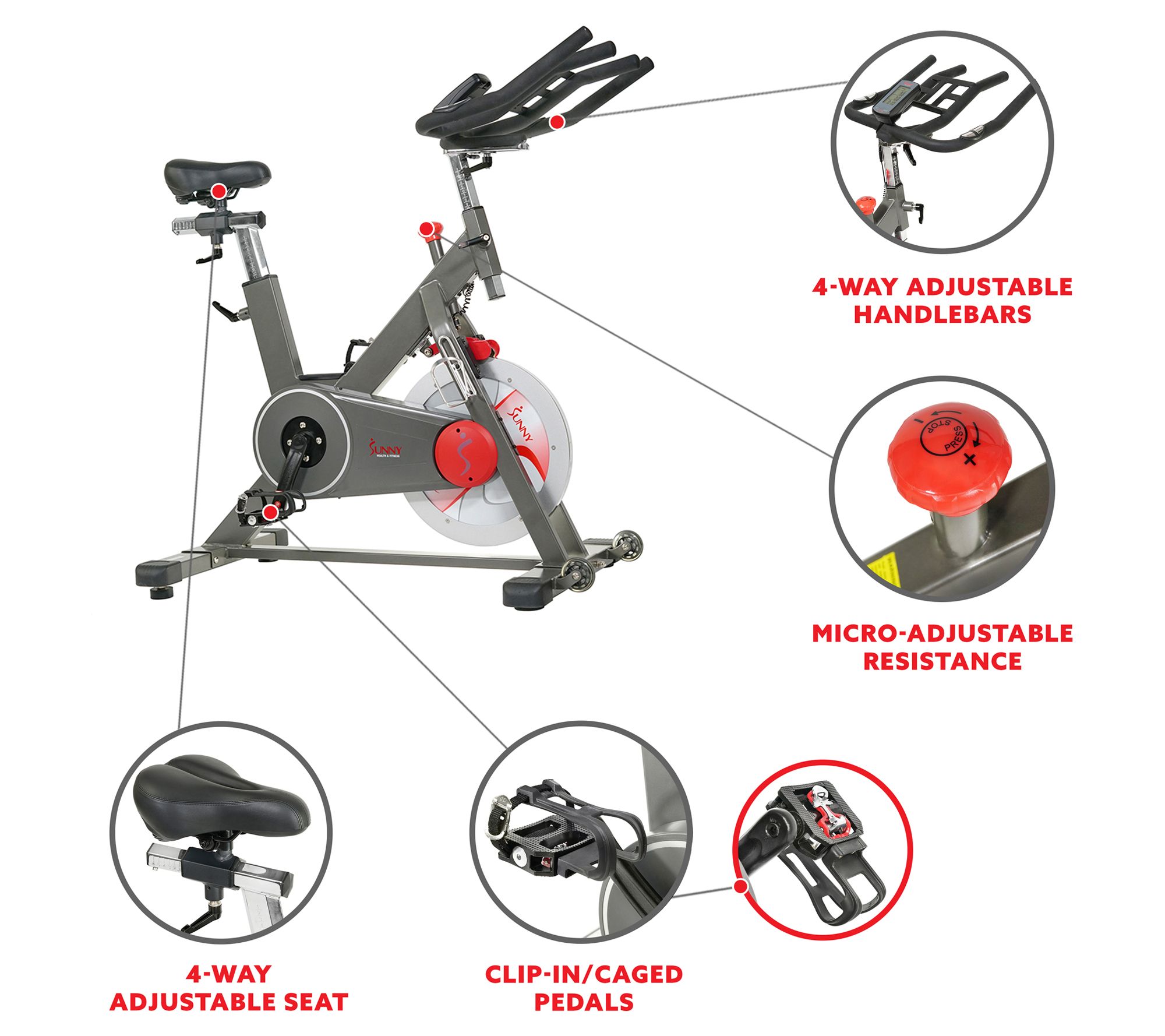 Sunny Fitness Indoor Training Cycling Fitness Bike
