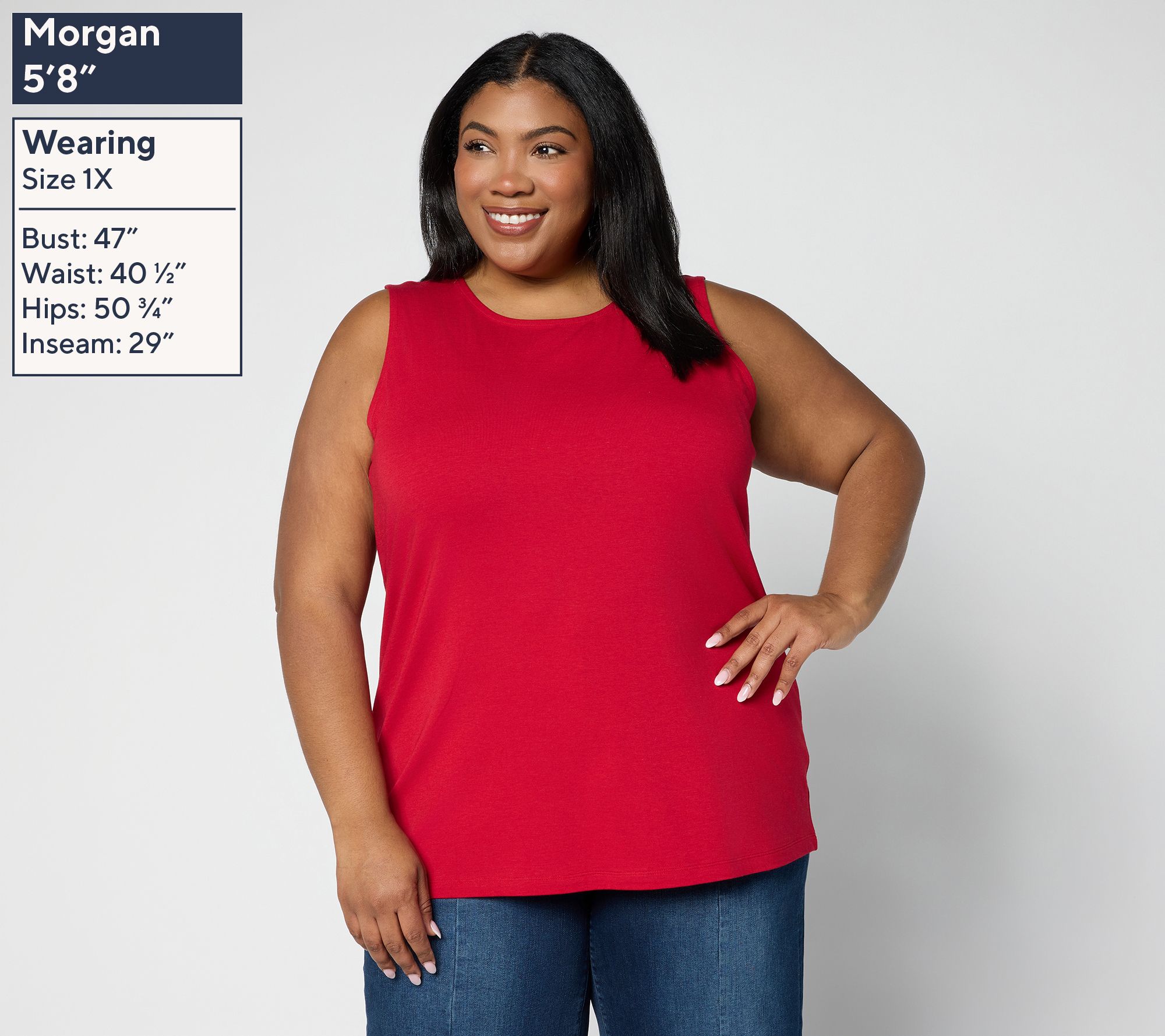 Denim & Co. Essentials So Soft Jersey 2-Pack Tanks