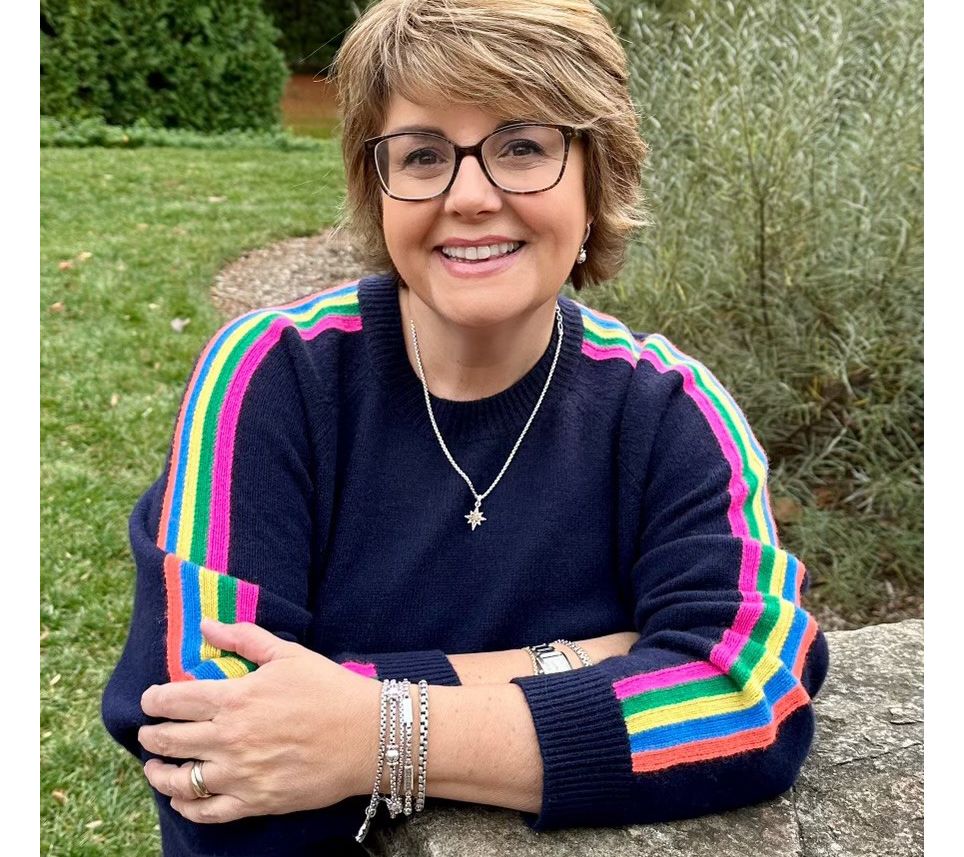 JAI Sterling Silver Pave Gemstone Symbols of Love Charm Necklace