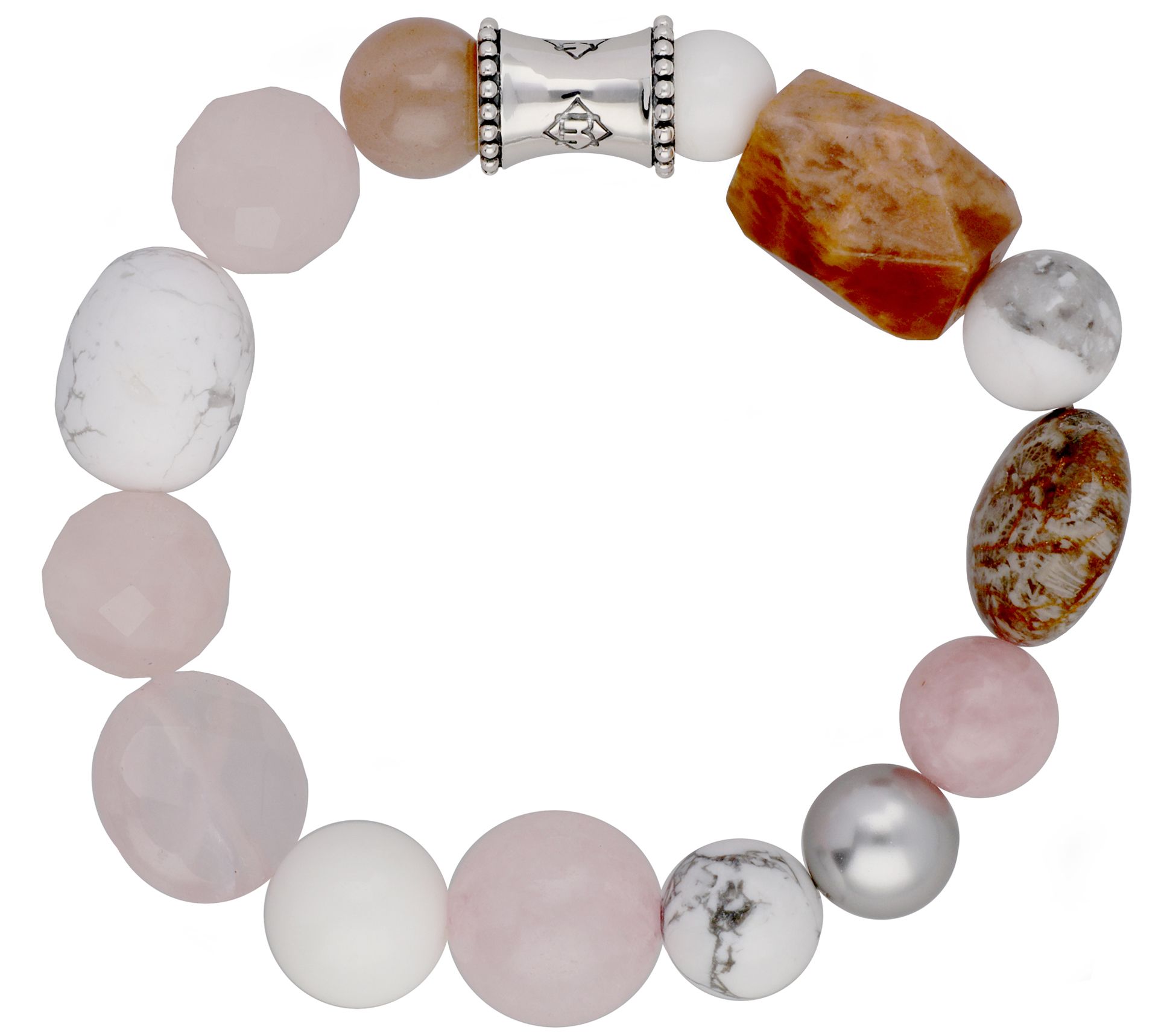 Elyse Ryan Sterling Blush Gemstone 