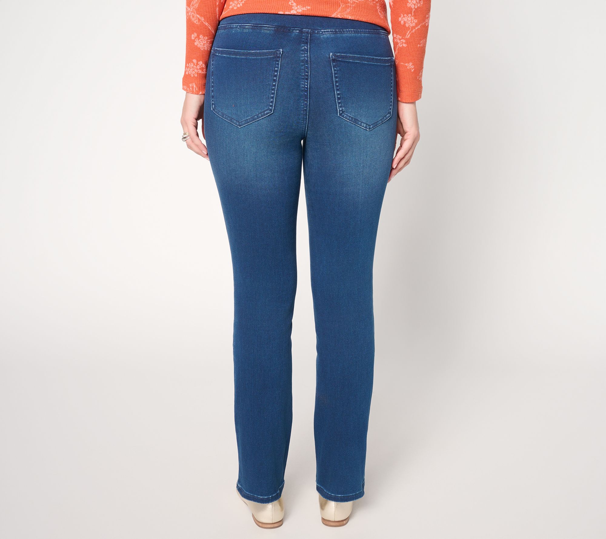 Jingle Belles by Kim Gravel Regular Satin Weave Straight Leg Jean