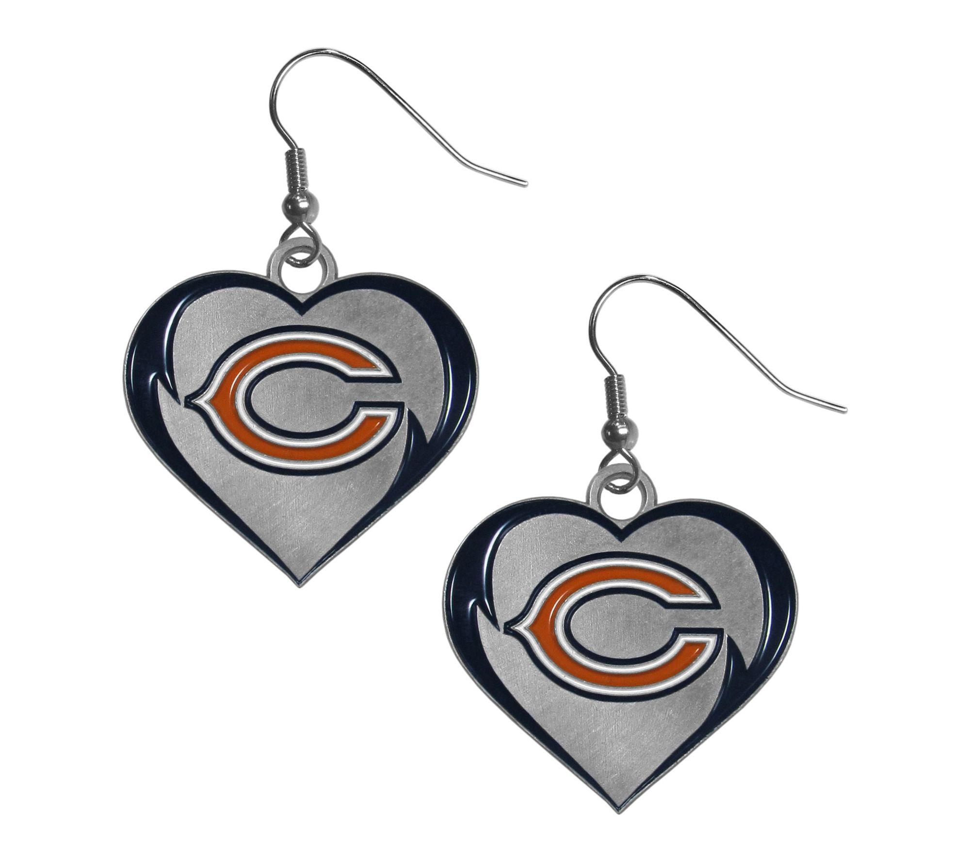 Siskiyou Sports Heart Dangle Earrings
