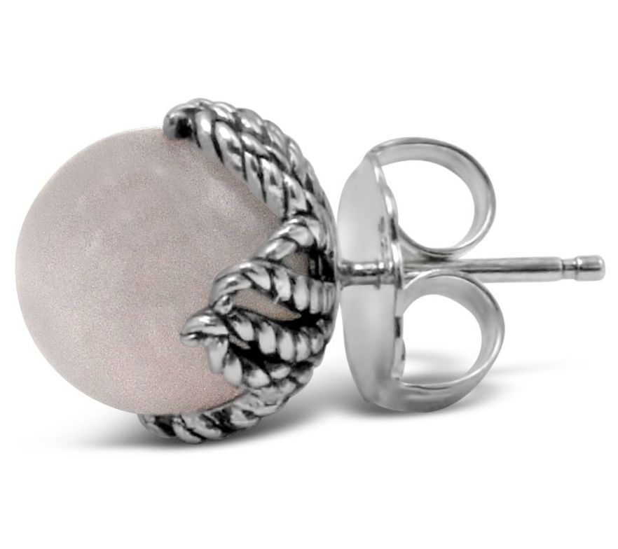 Tiffany Kay Studio Sterling Silver Rose Quart zStud Earrings