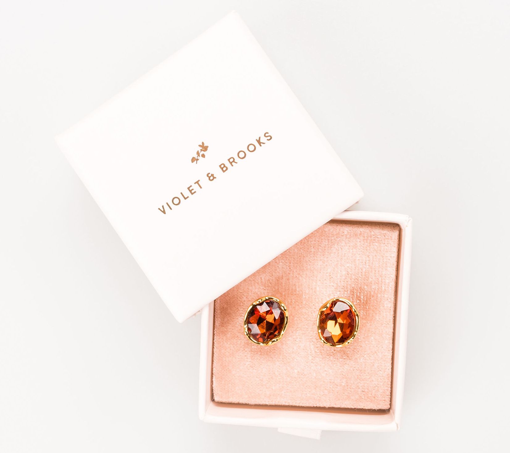 Violet & Brooks Yvonne Birthstone Earrings